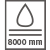 Wasserdichte 8.000 mm