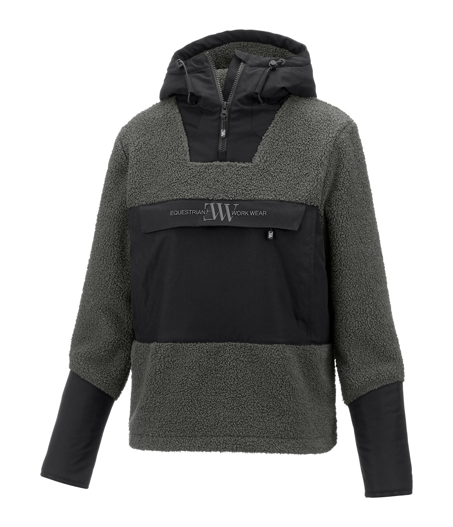 Kapuzen-Sherpa-Fleece-Hoodie