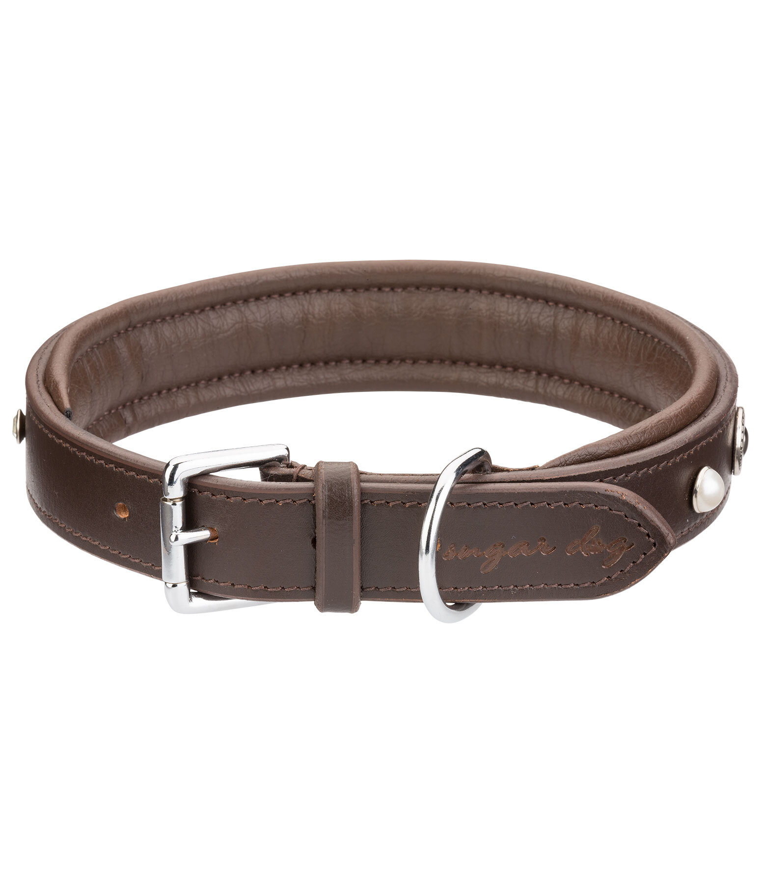 Hunde-Lederhalsband Chinook