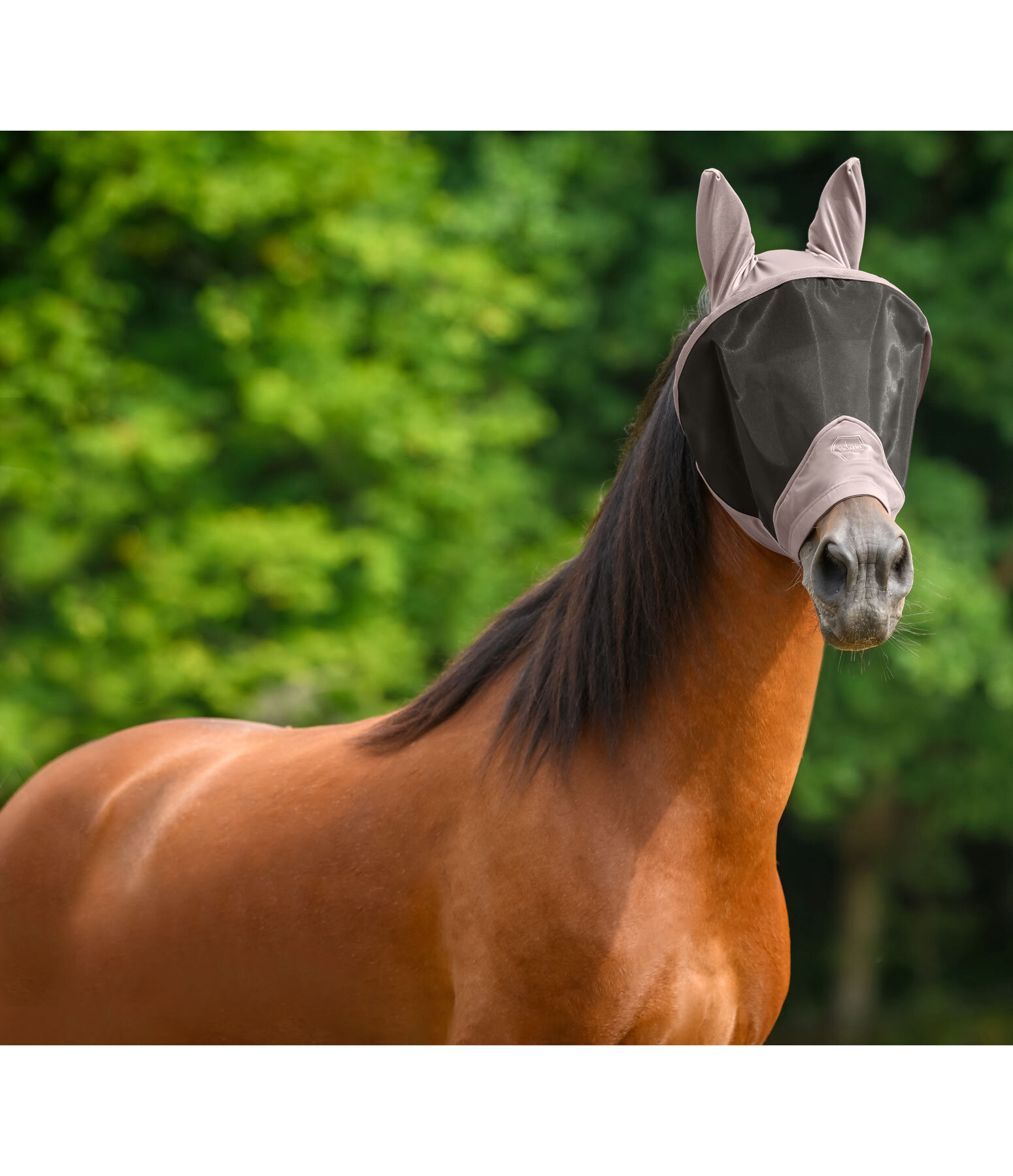 Fliegenmaske Stretch Comfort Pro mit Reissverschluss