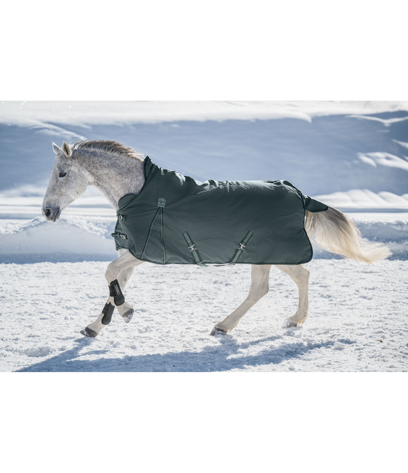 THERMO MASTER Highneck Outdoordecke Jesco II mit Fleeceinnenfutter, 100 g