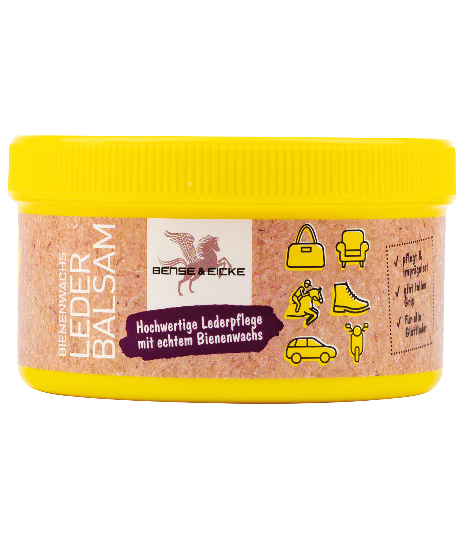 GBPro Lederbalsam Mit Bienenwachs – Natürliche Pflege Für Leder, 160 G Dose