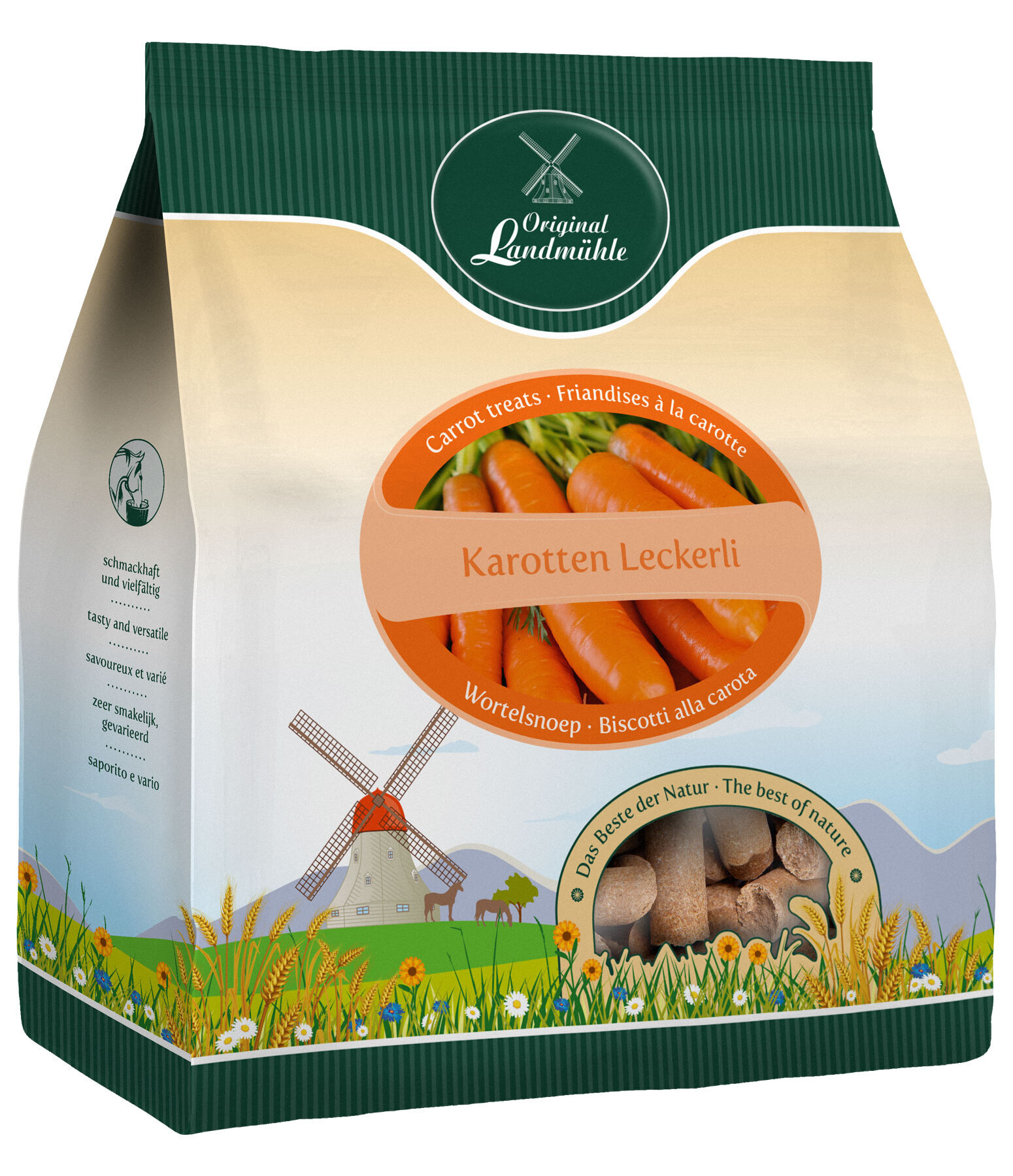 Karotten-Leckerli fr Pferde