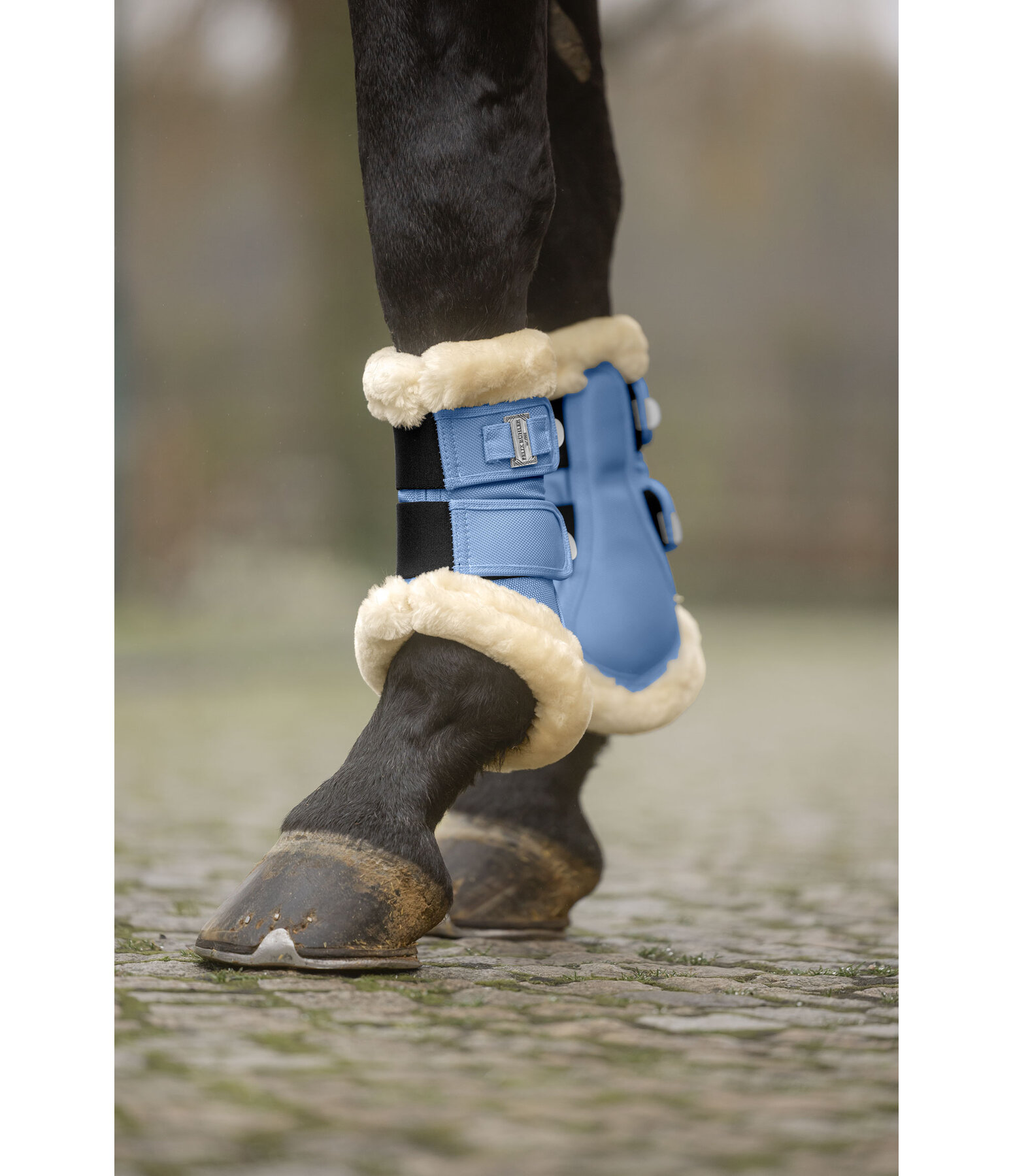 Teddyfleece-Dressurgamaschen Essential, Vorderbeine