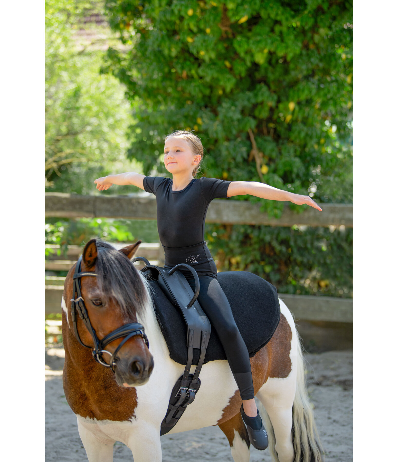 Kinder-Sommer-Voltigier-Leggings