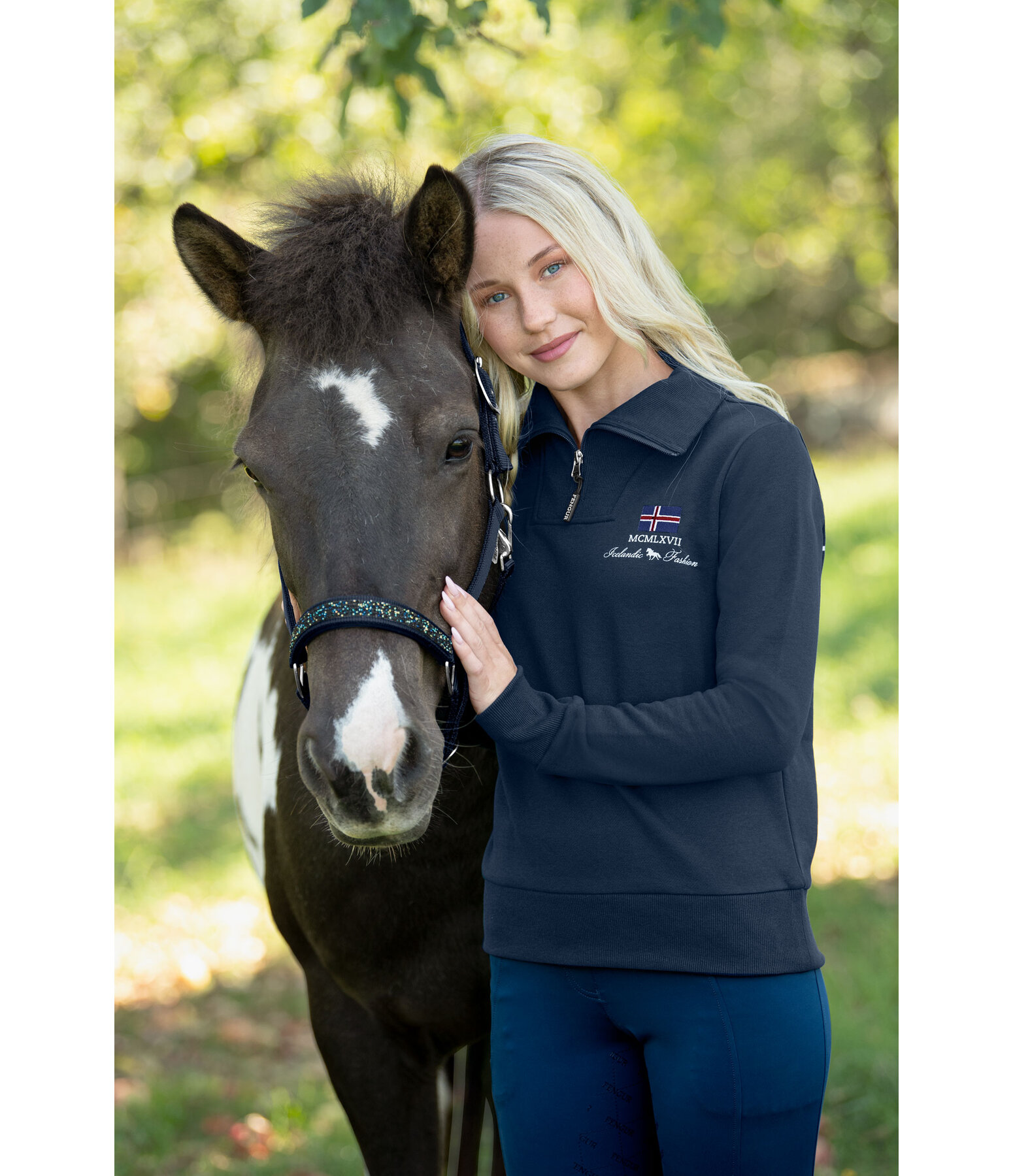 Rollkragen-Pullover Floro