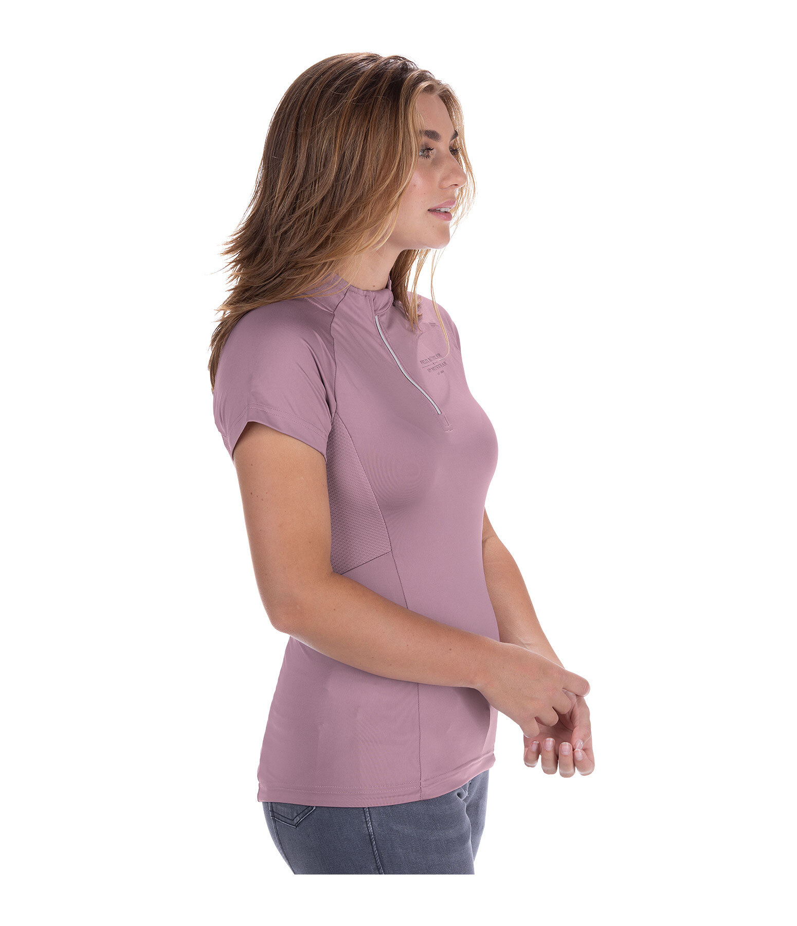 Zip-Funktionsshirt Lola