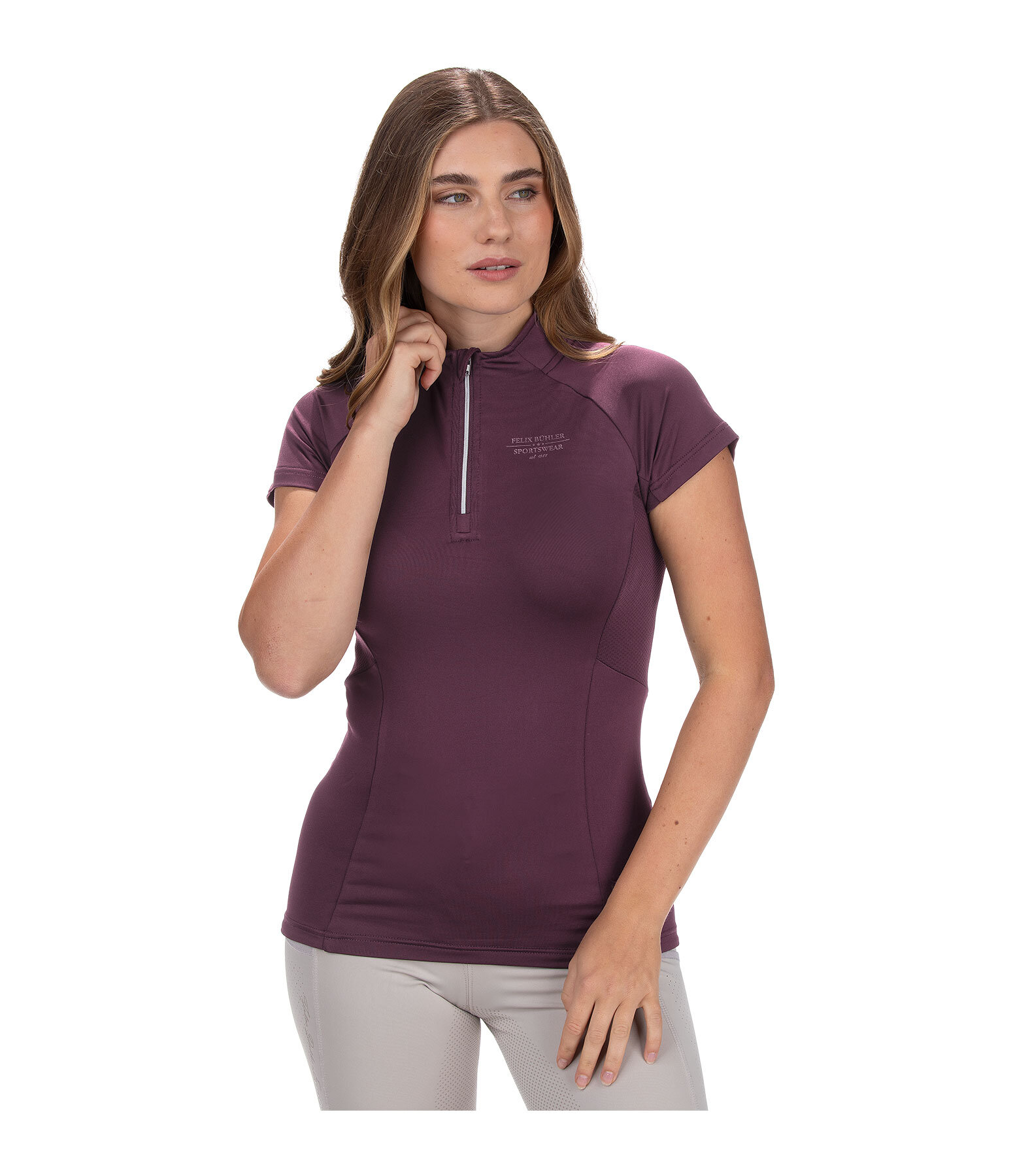 Zip-Funktionsshirt Lola