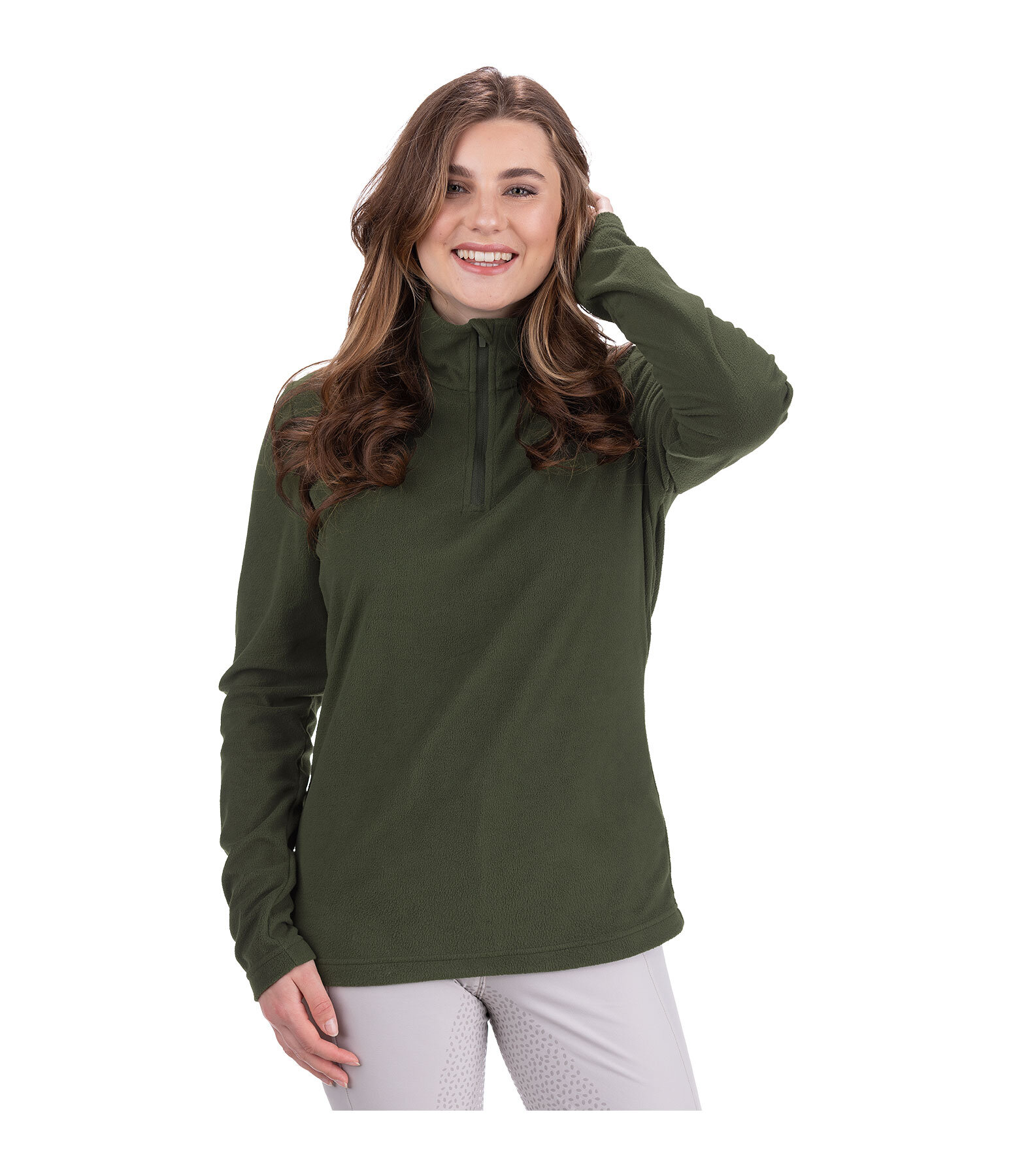 Zip-Funktions-Fleeceshirt Luisa