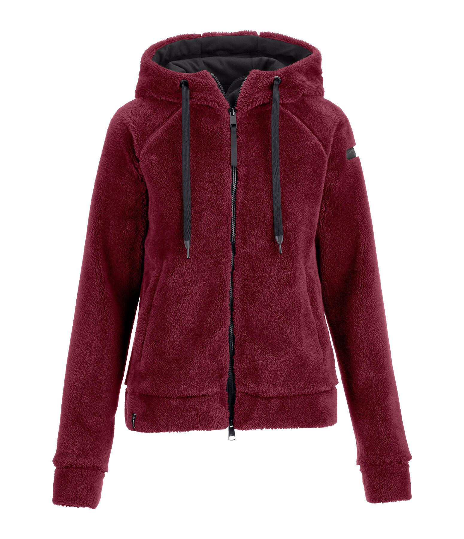 Kapuzen-Teddyfleece-Jacke Lucie