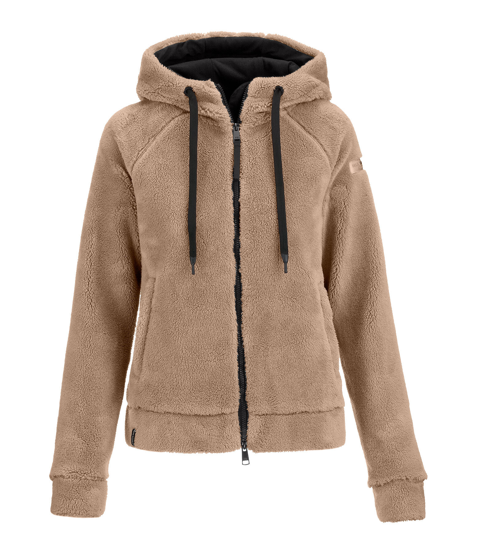 Kapuzen-Teddyfleece-Jacke Lucie