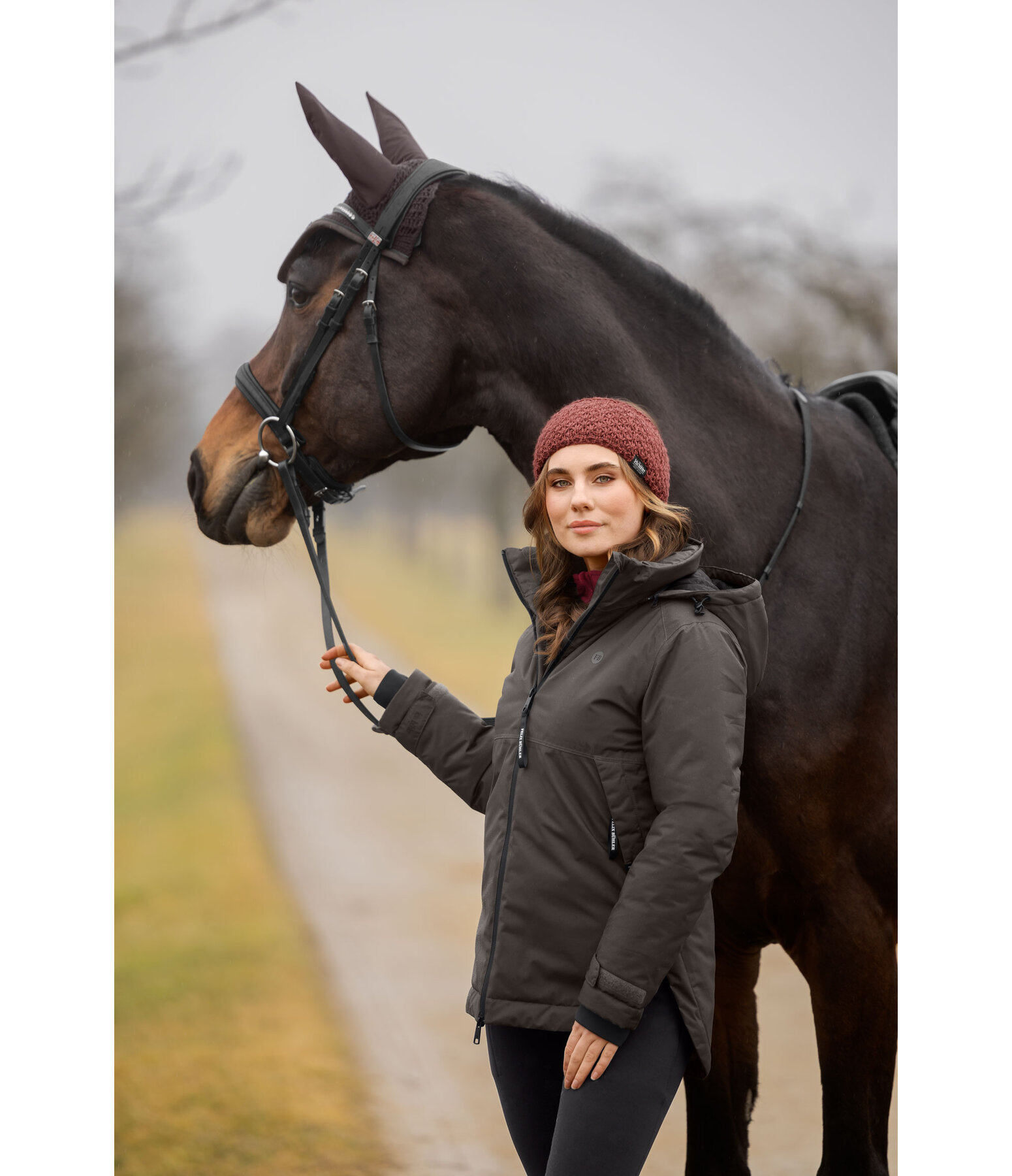 Funktions-Kapuzen-Reitjacke Gretha