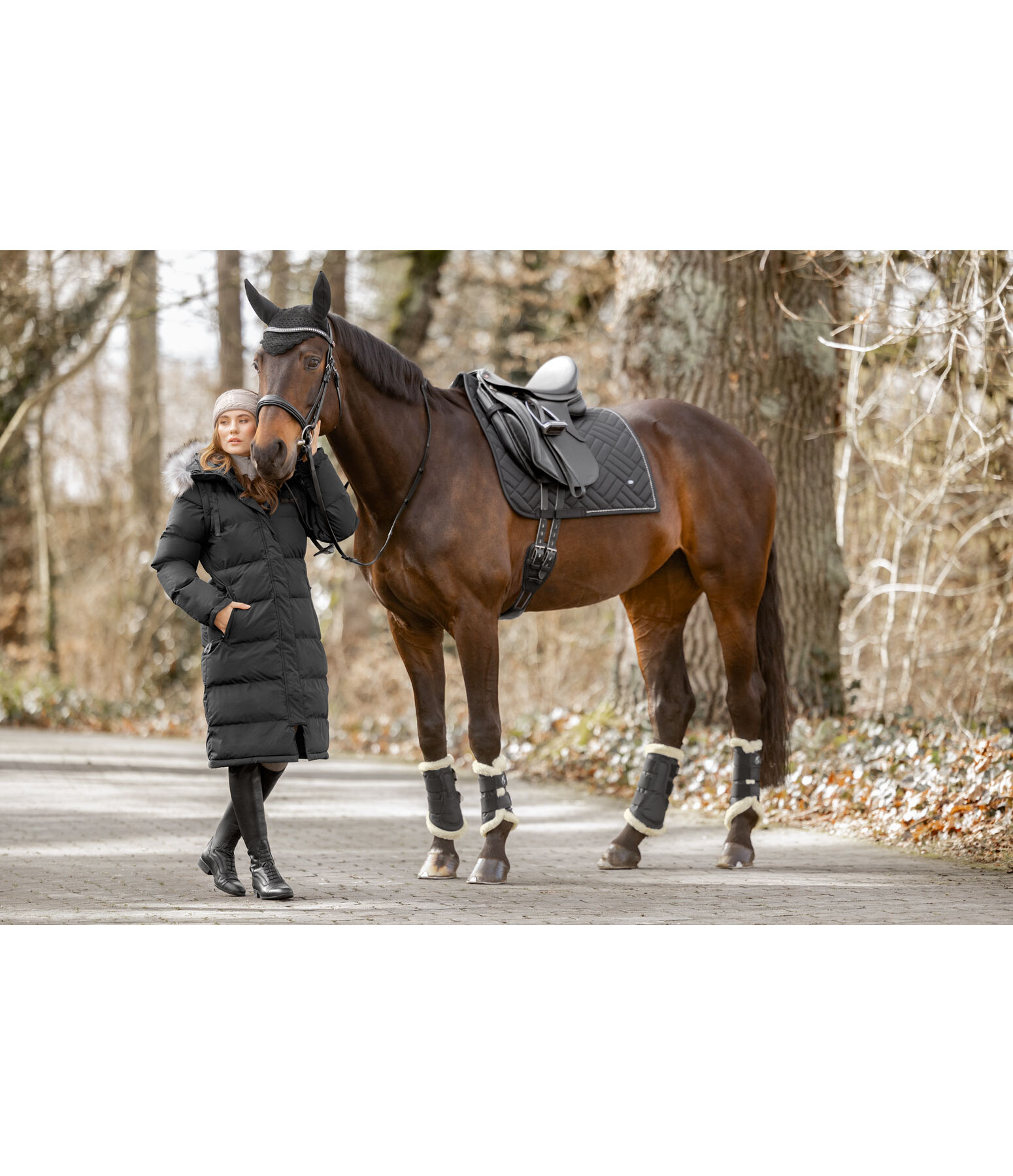 2 in 1 Stepp-Reitmantel Eleonor