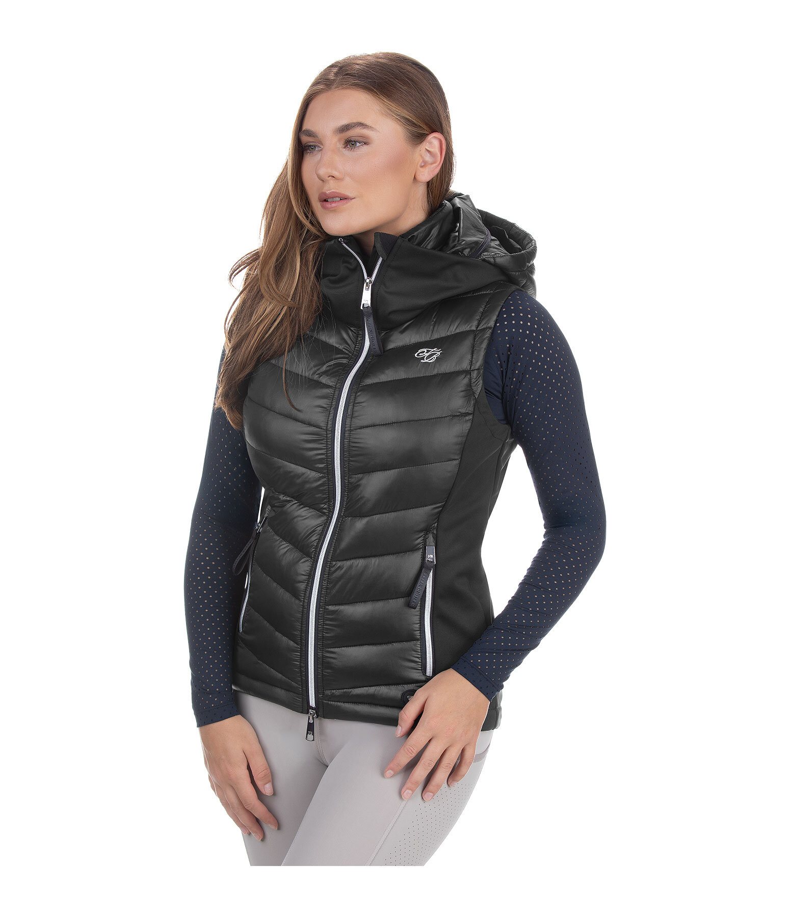 Softshell-Kapuzen-Kombi-Reitweste Zoey