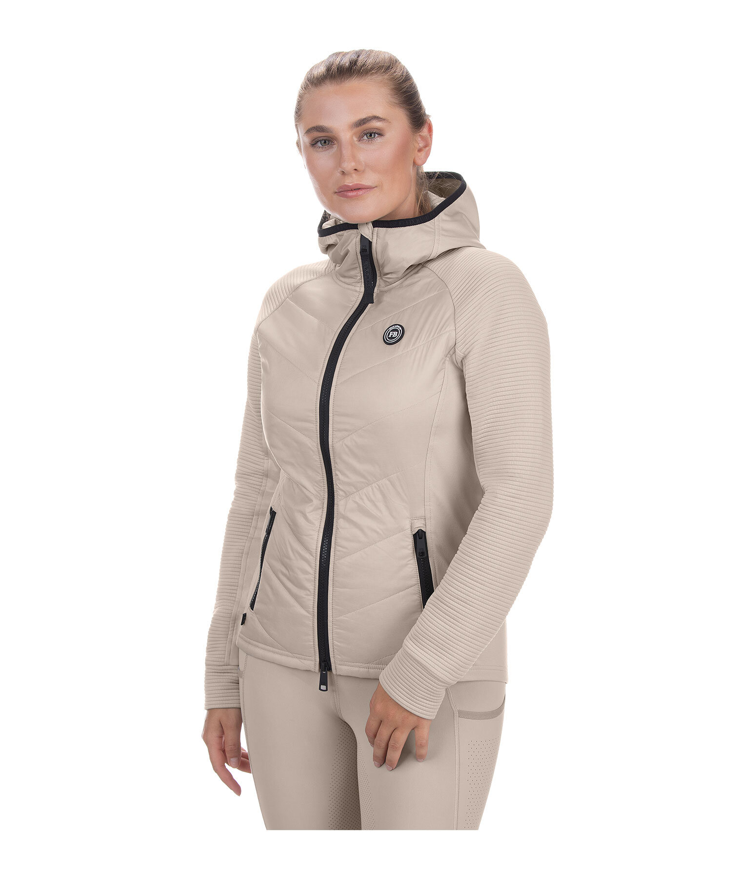 Kapuzen-Kombi-Stretchjacke Lene