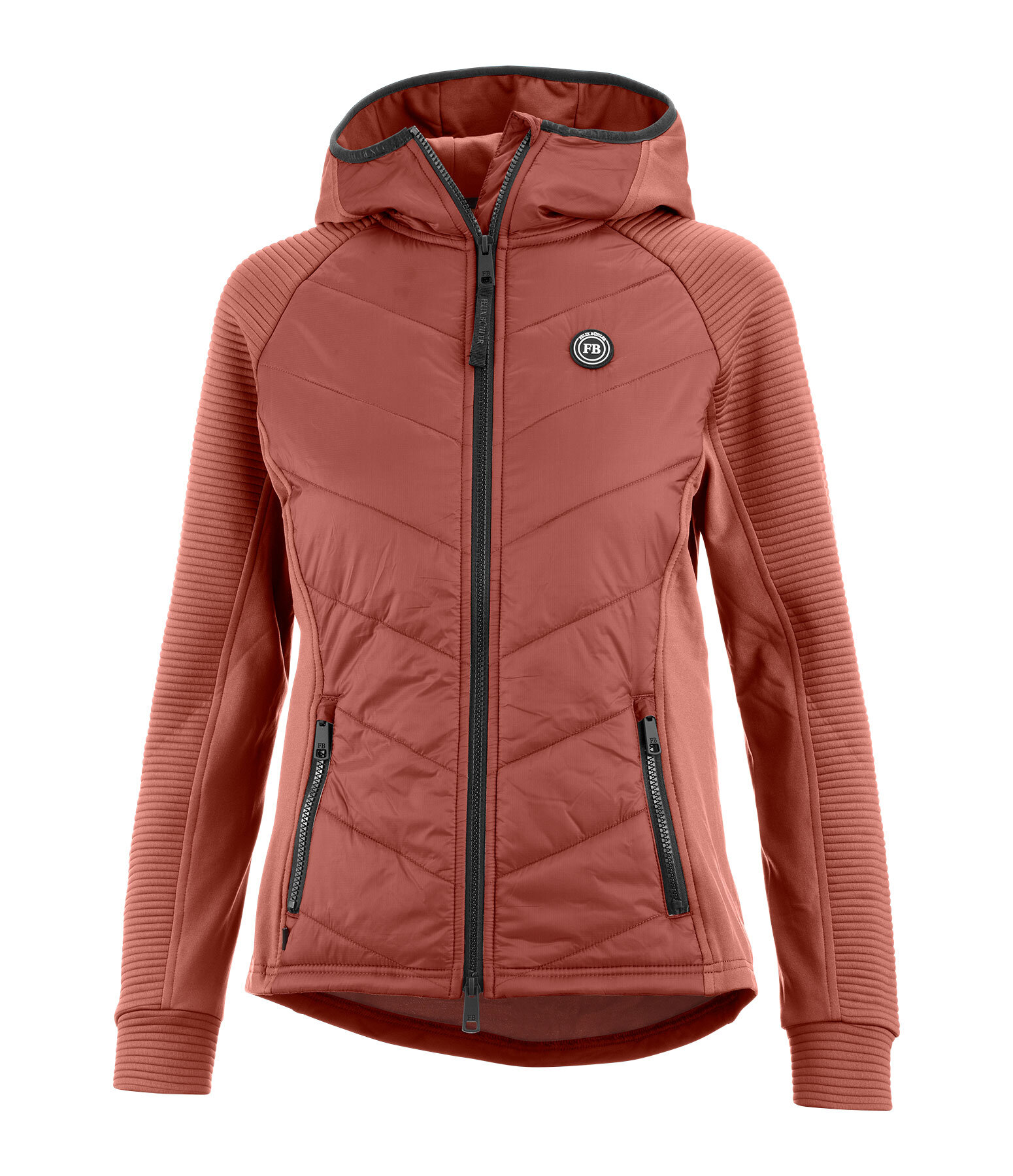 Kapuzen-Kombi-Stretchjacke Lene