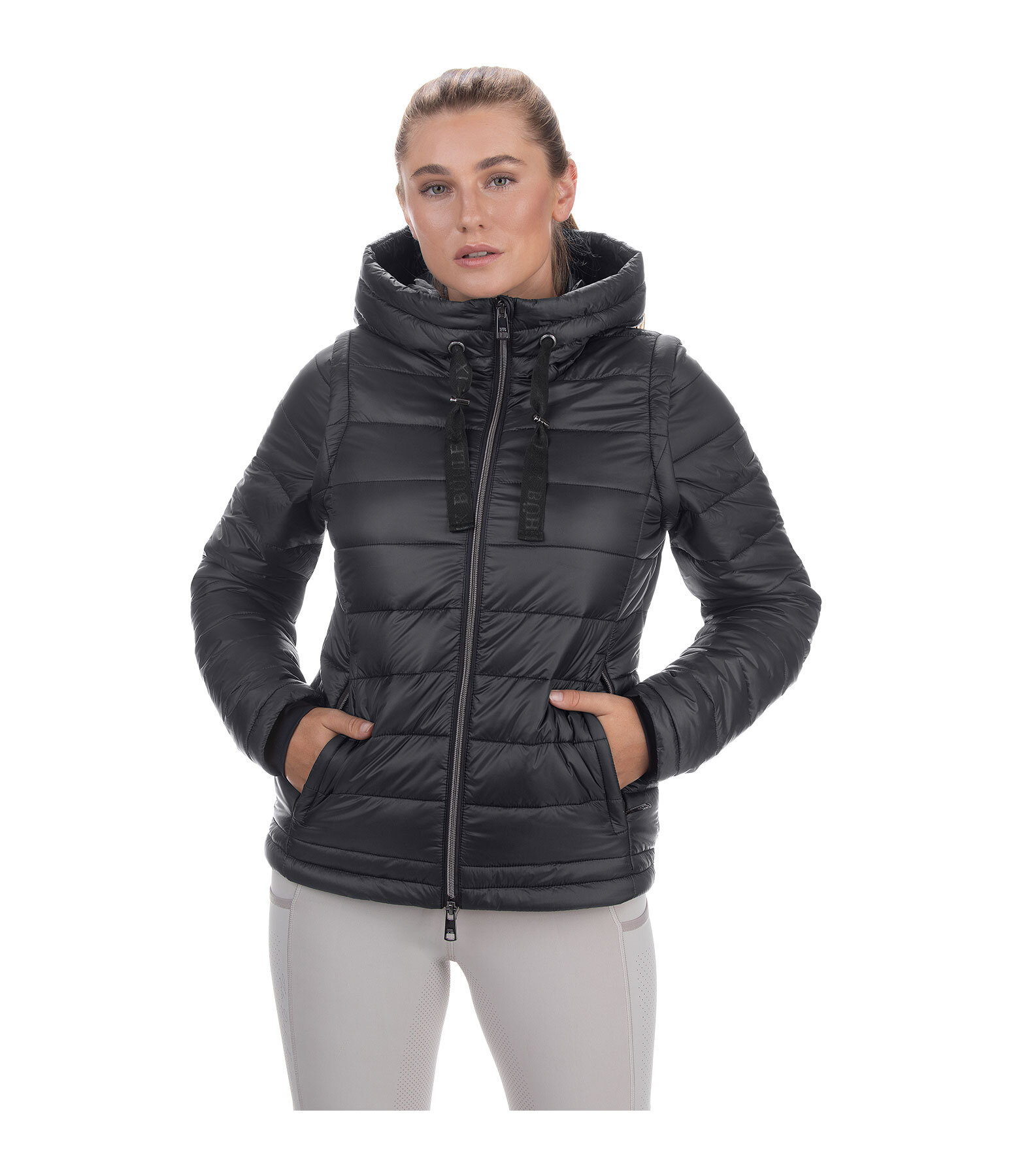 2 in 1 Kapuzen-Steppjacke Cecile