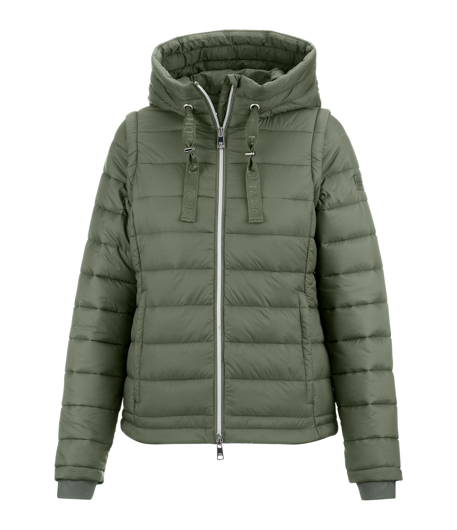 2 in 1 Kapuzen-Steppjacke Cecile