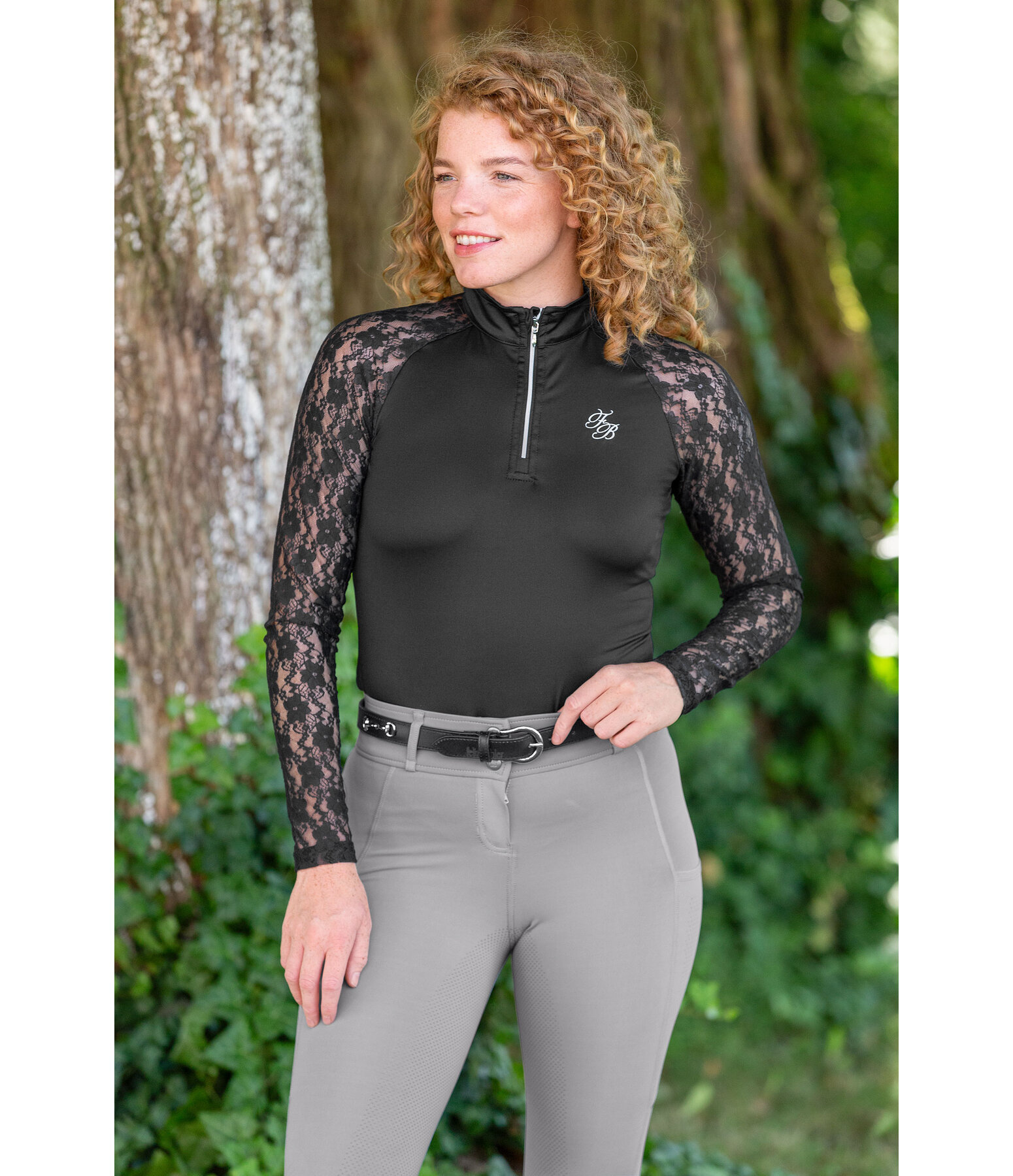 Zip-Funktions-Langarmshirt Sanne