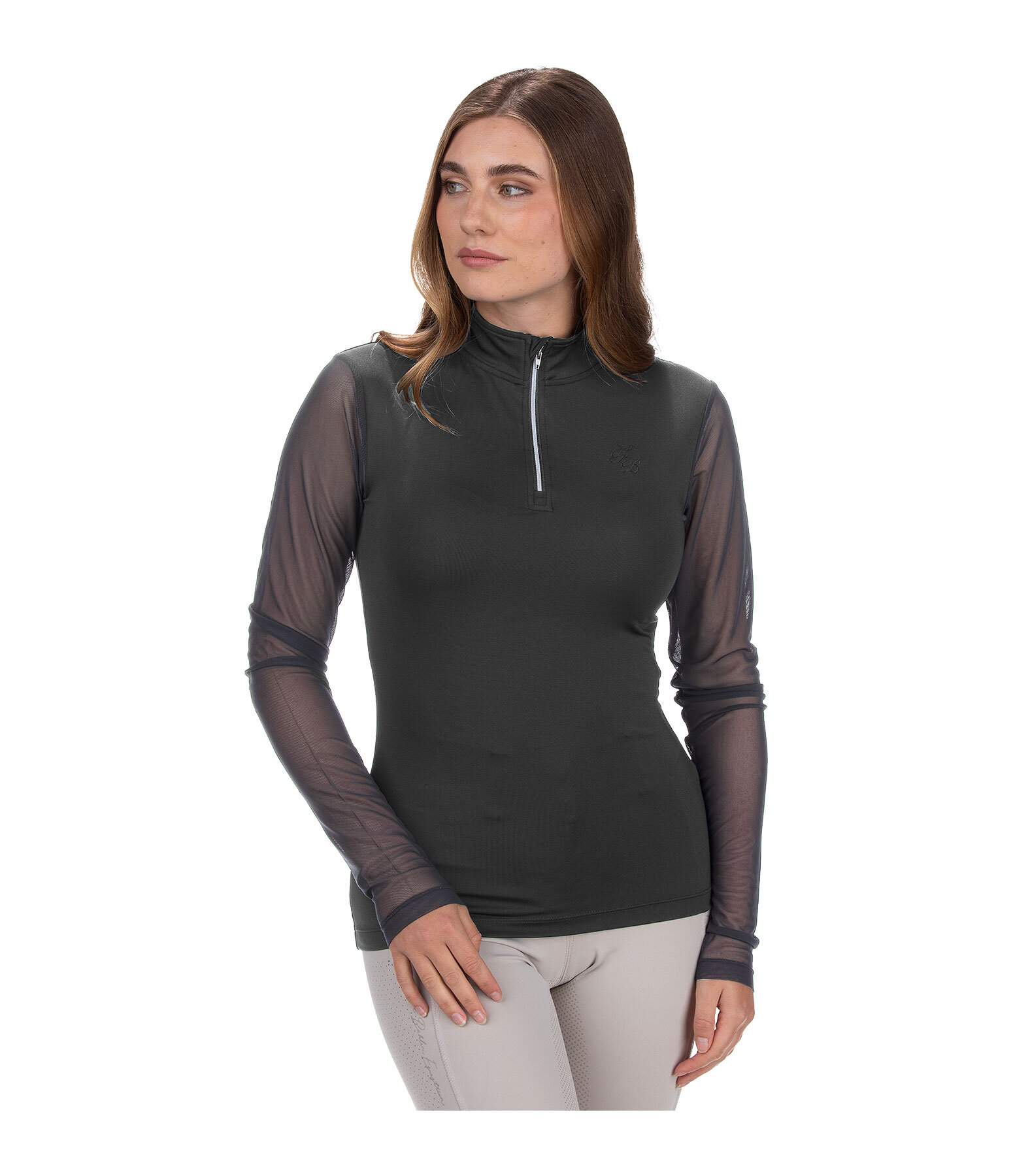 Mesh-Langarmshirt Lotte