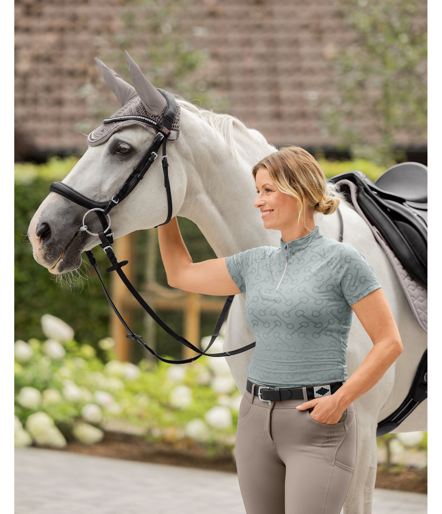 Zip-Funktionsshirt Clea