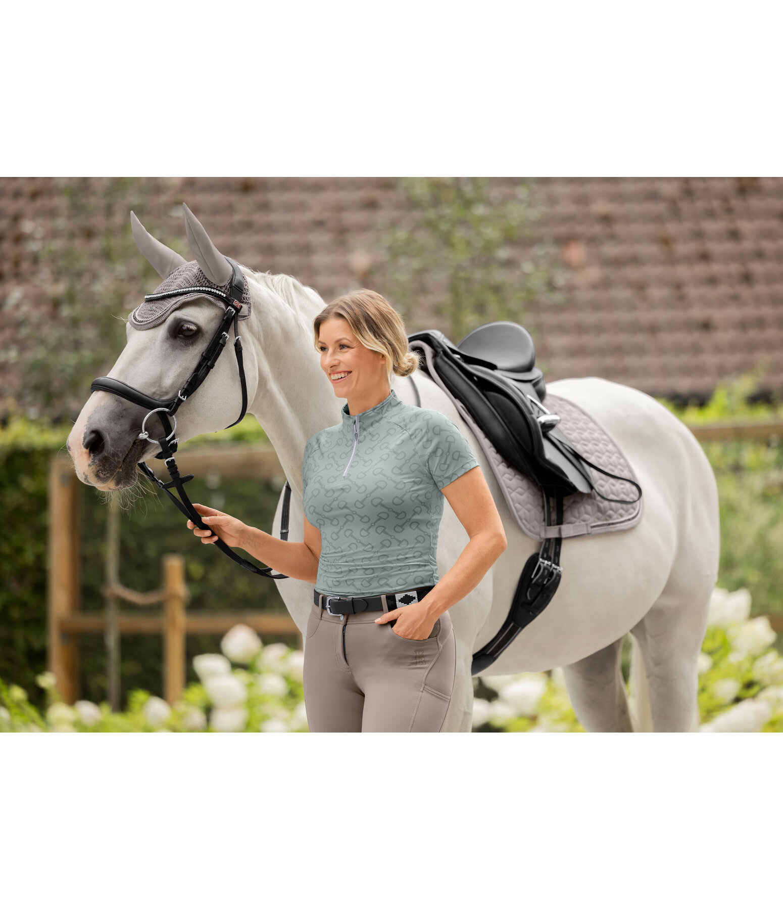 Zip-Funktionsshirt Clea