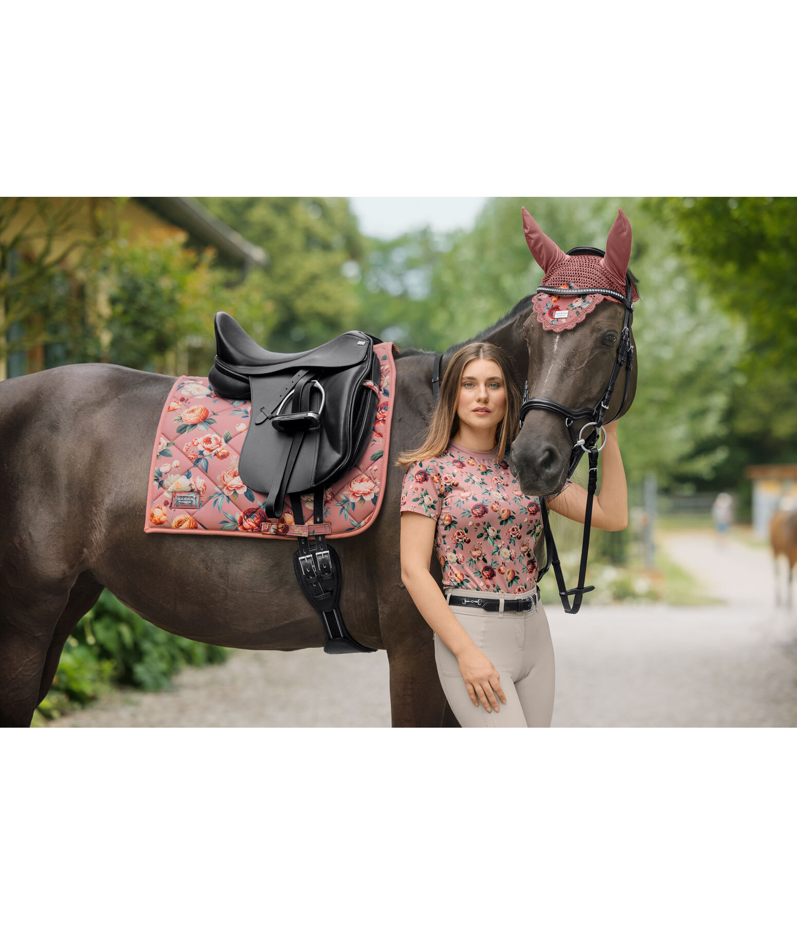 Cropped Funktionsshirt Fleur