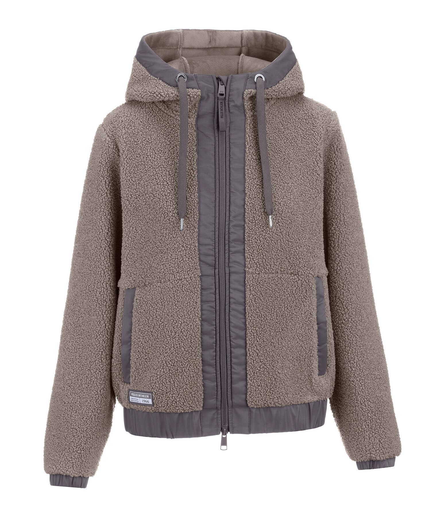 Teddyfleece-Kapuzenjacke Mia