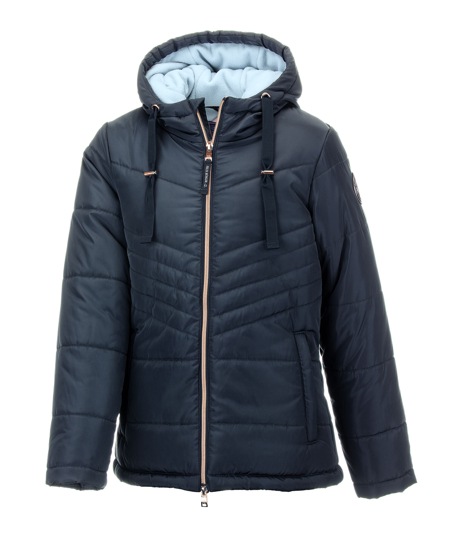 Kinder-Kapuzen-Steppjacke Bailee