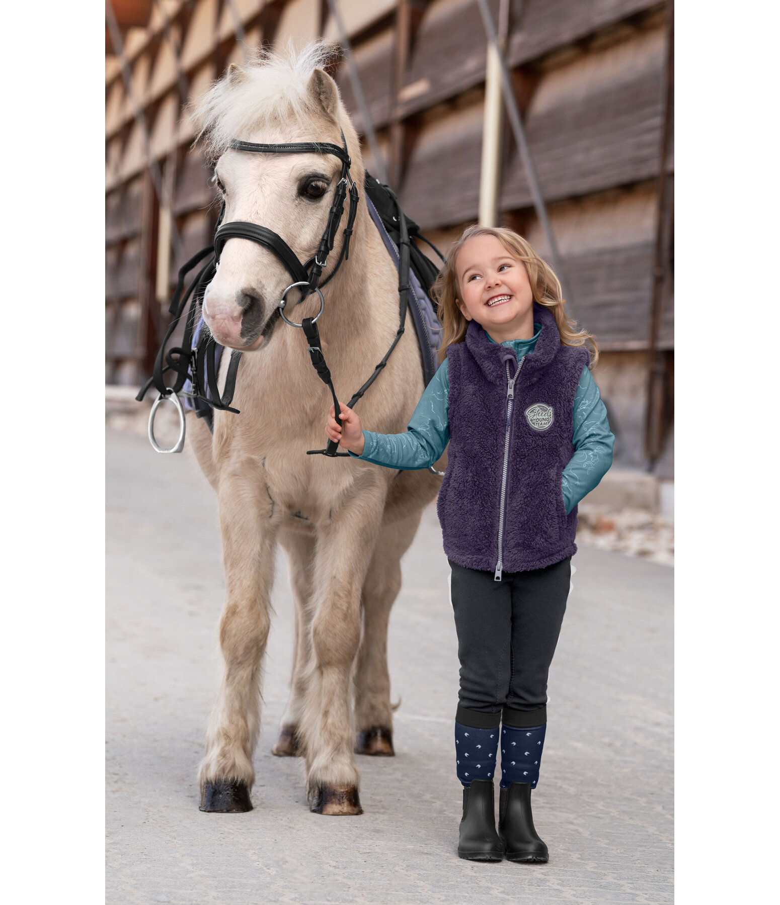 Kinder-Teddyfleeceweste Ylvie