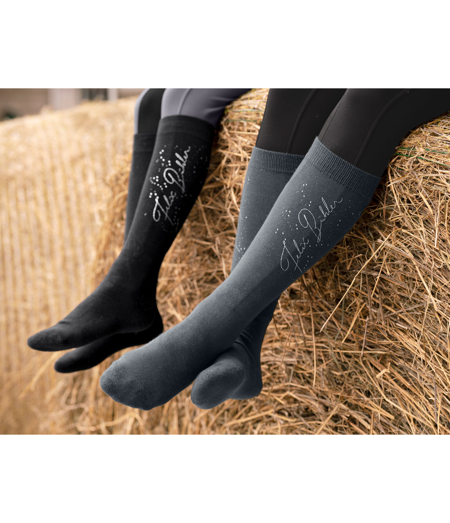 Kinder-Kniestr�mpfe Glitter