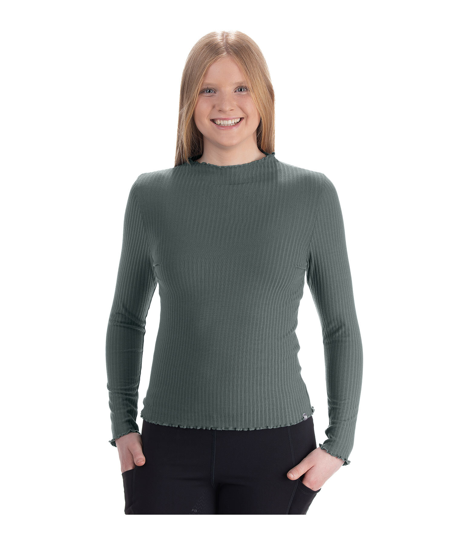 Kinder Ripp-Langarmshirt Rita