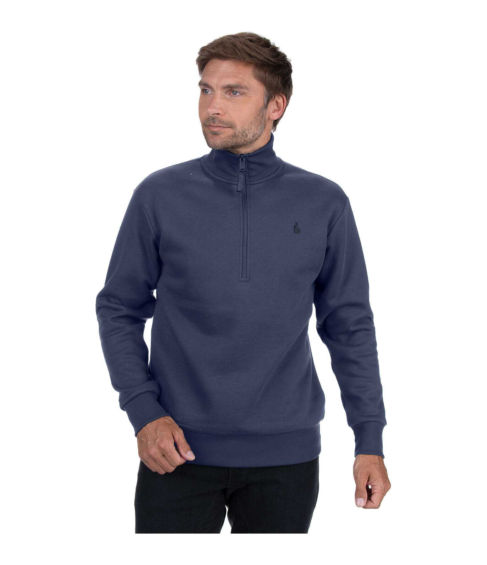 Herren-Sweatshirt mit Reissverschlusskragen Portland