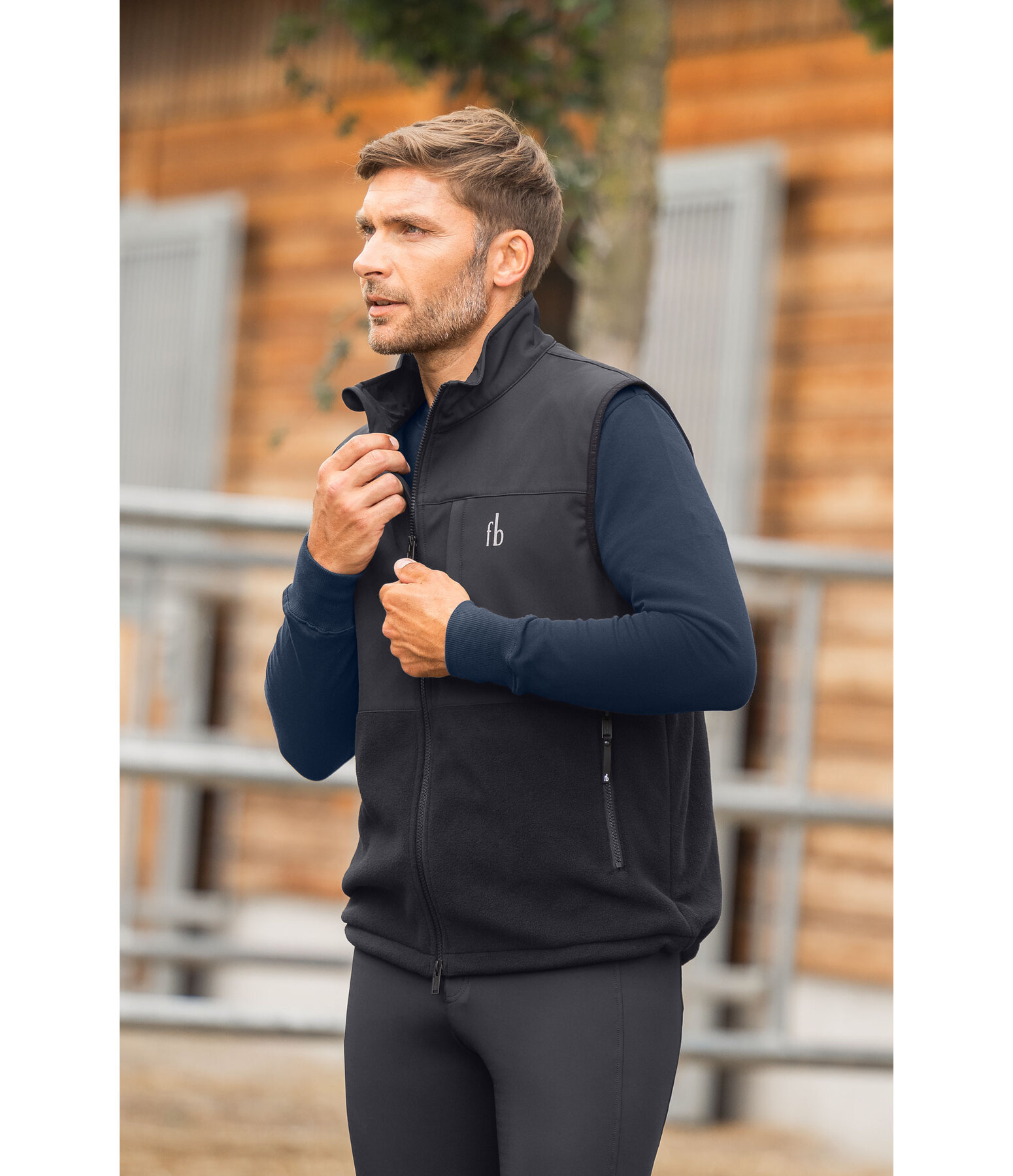 Herren-Kombi-Reitweste Chicago