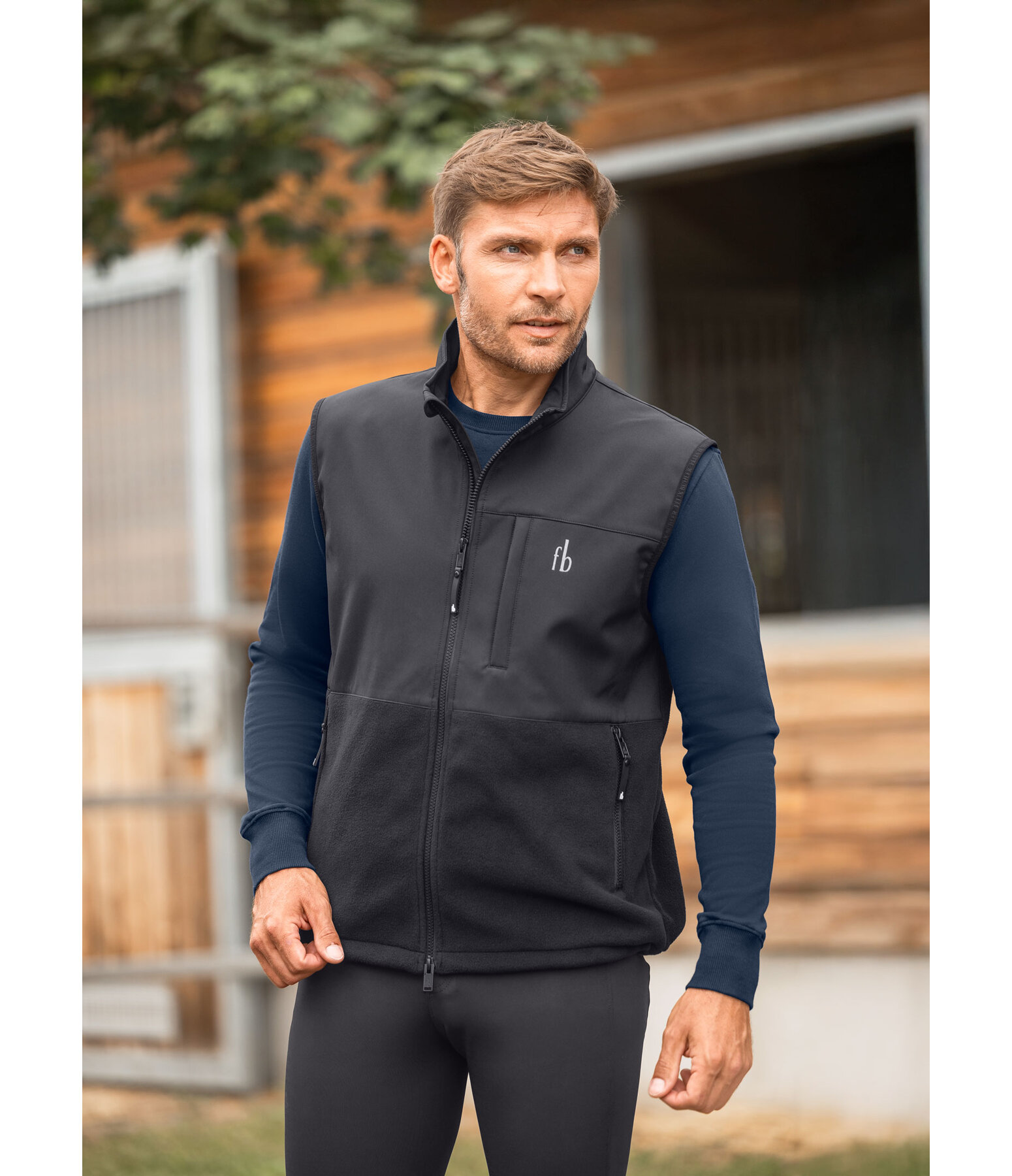 Herren-Kombi-Reitweste Chicago