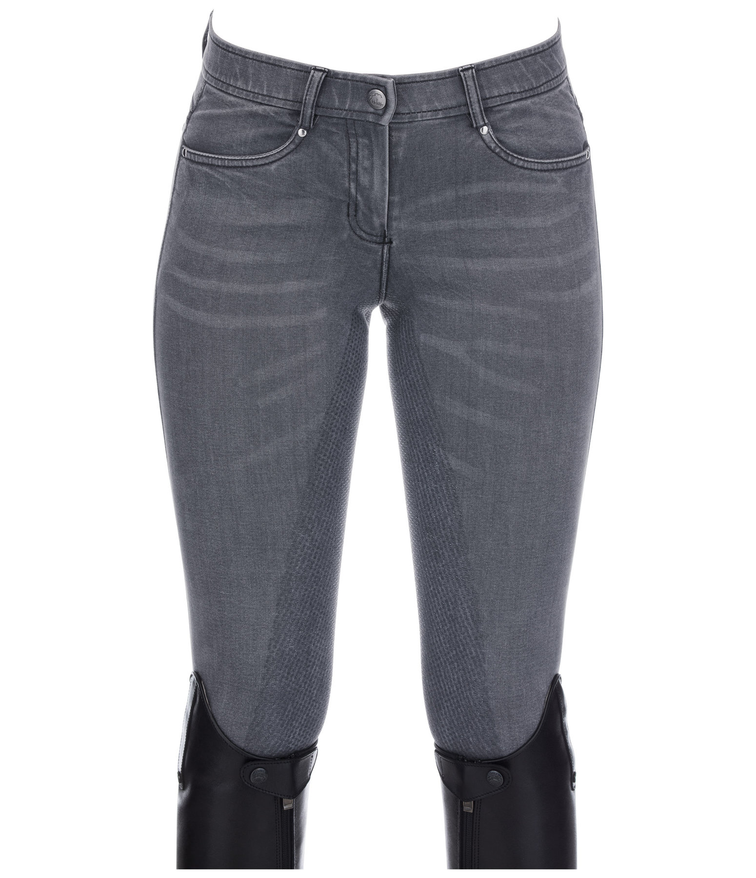 Denim-Grip-Vollbesatz-Reithose Linea