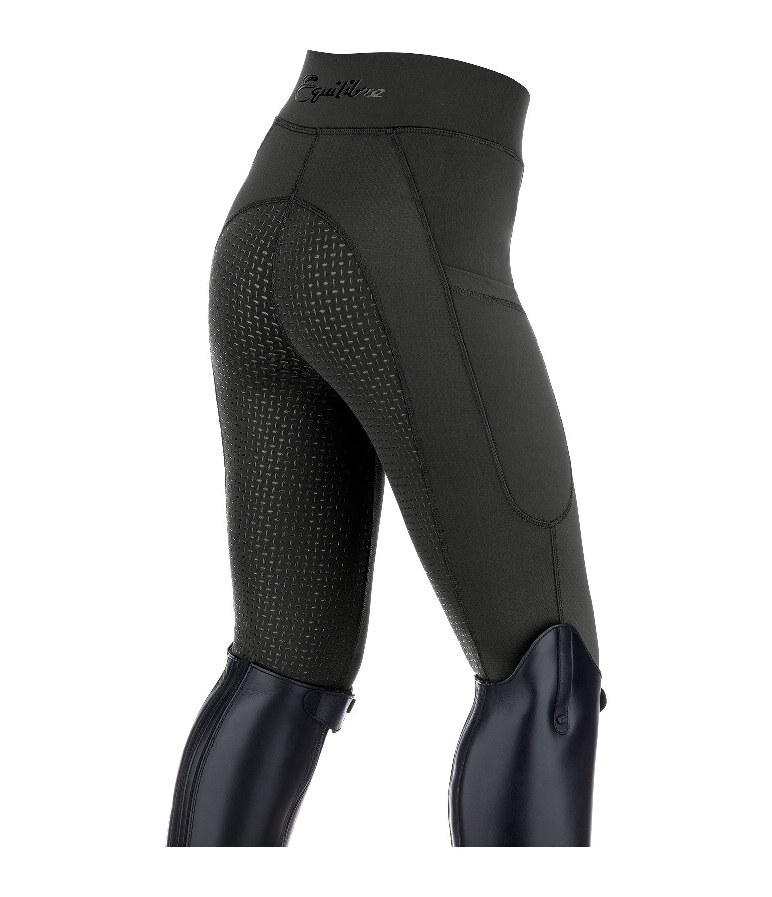 Kinder Grip-Reitleggings Mesh Sunny