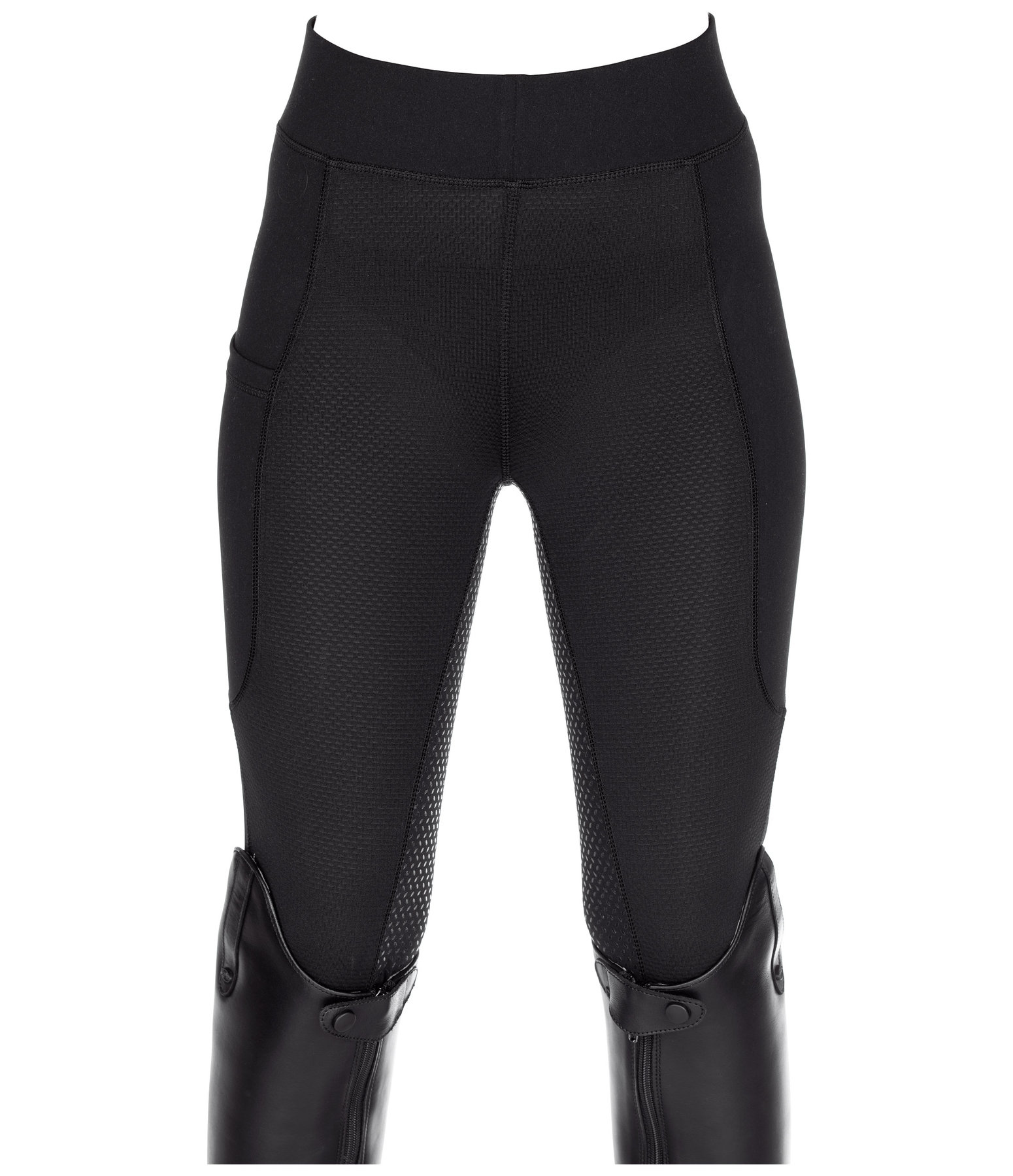 Kinder Grip-Reitleggings Mesh Sunny