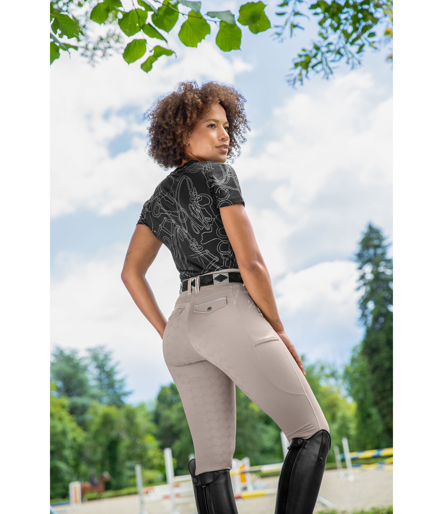 Grip-Vollbesatz-Reitleggings Malena