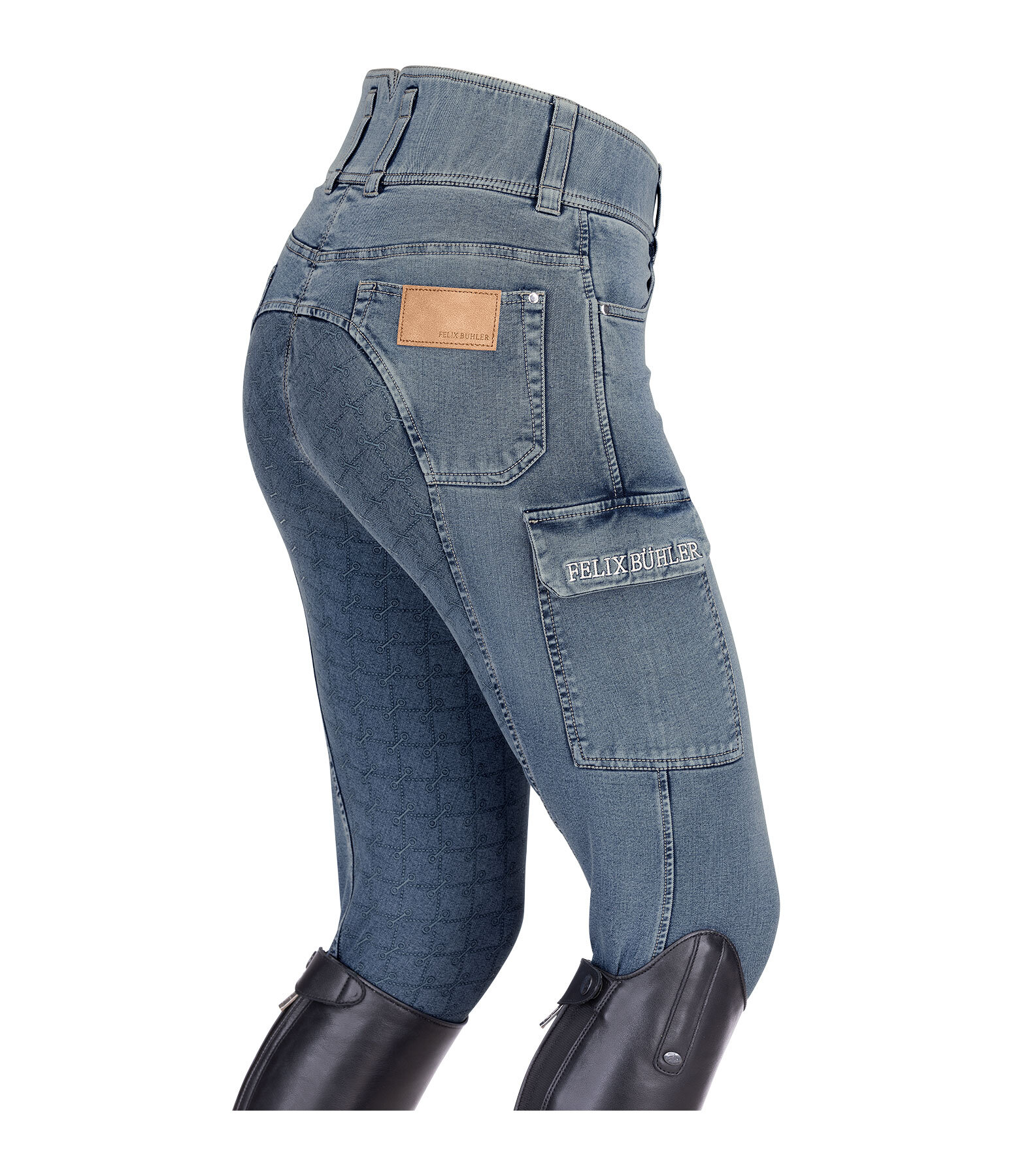 Grip-Jeansreithose High Waist Laura