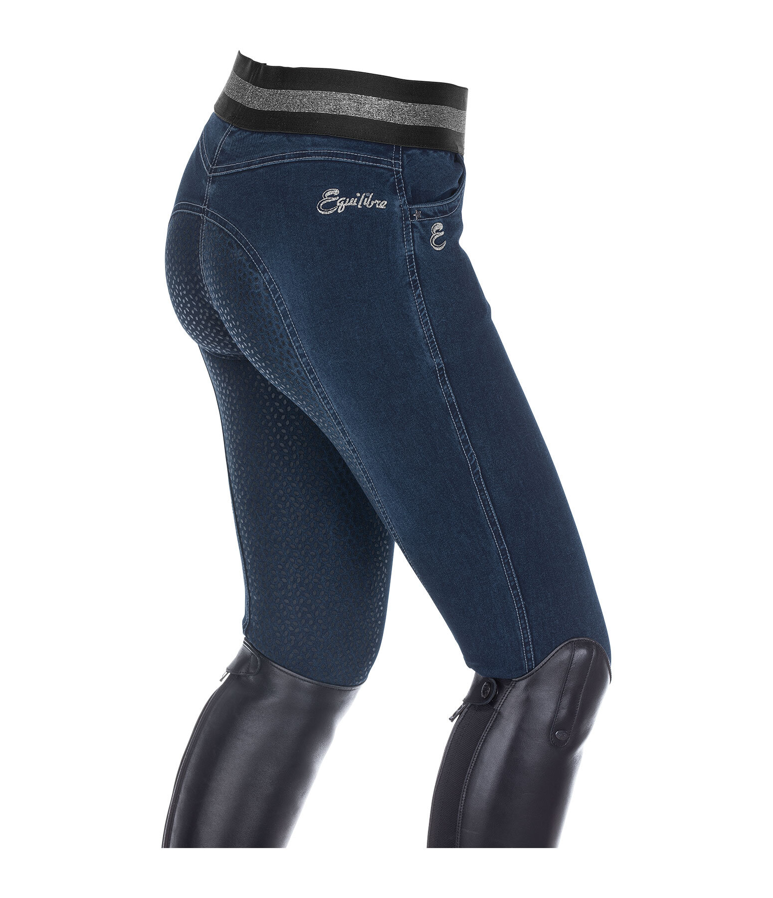 Kinder-Grip-Vollbesatz-Reitleggings Nivia