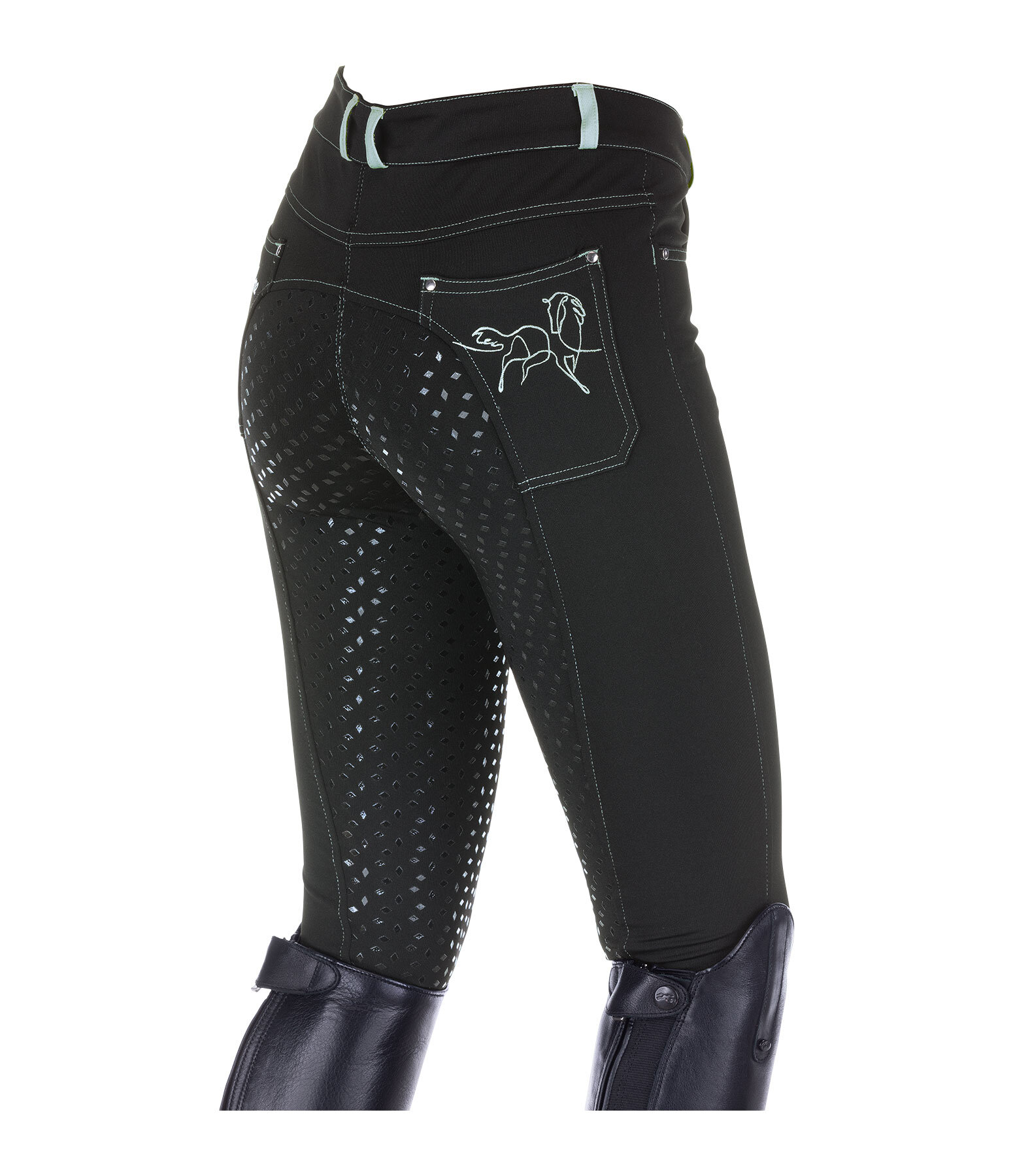 Kinder Grip-Reithose Kylar
