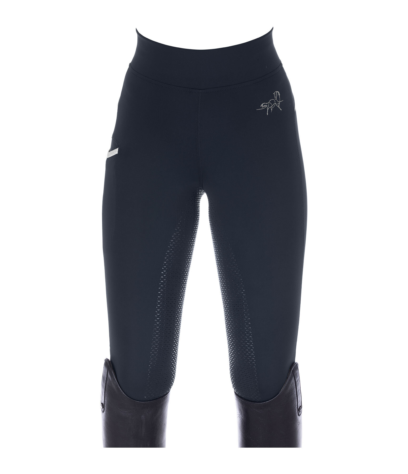 Kinder-Grip-Vollbesatz-Reitleggings Elija