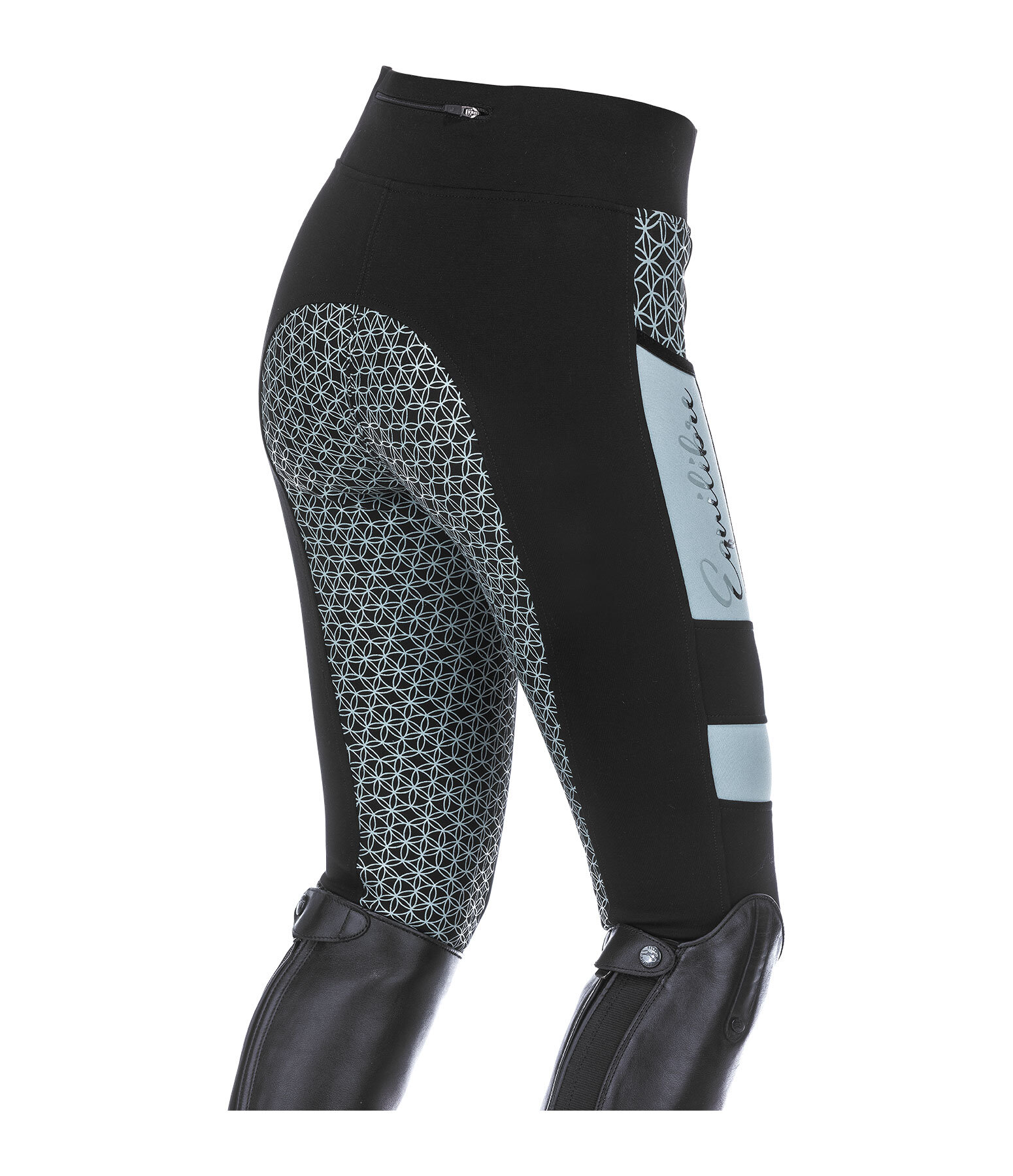 Kinder Grip-Winterreitleggings ira