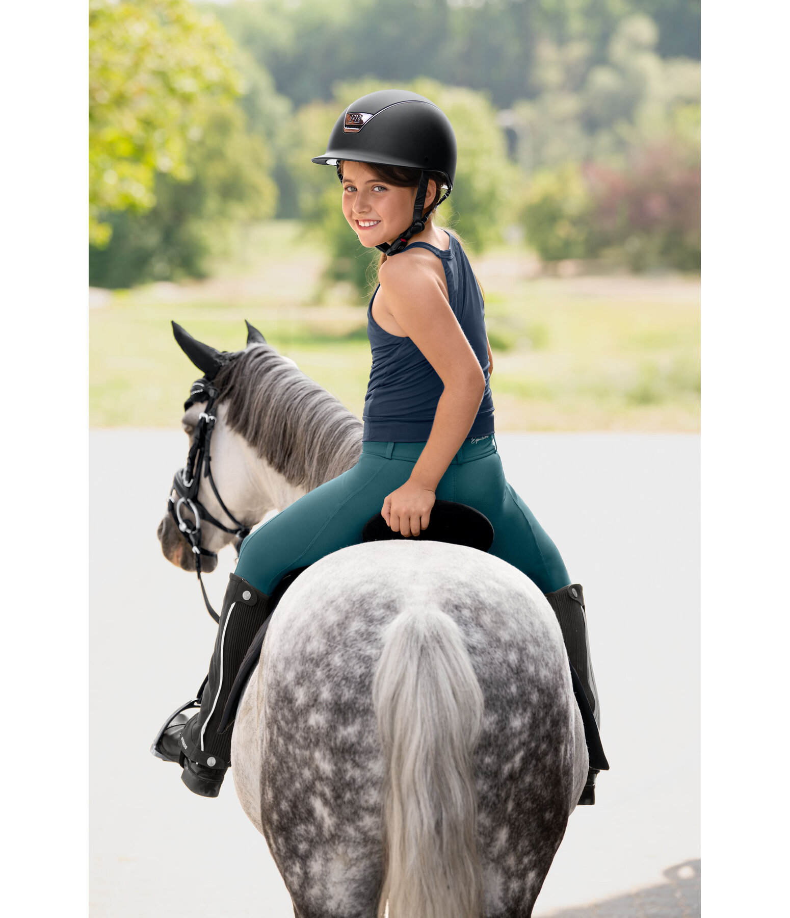 Kinder Grip-Reithose Hybrid Ilva