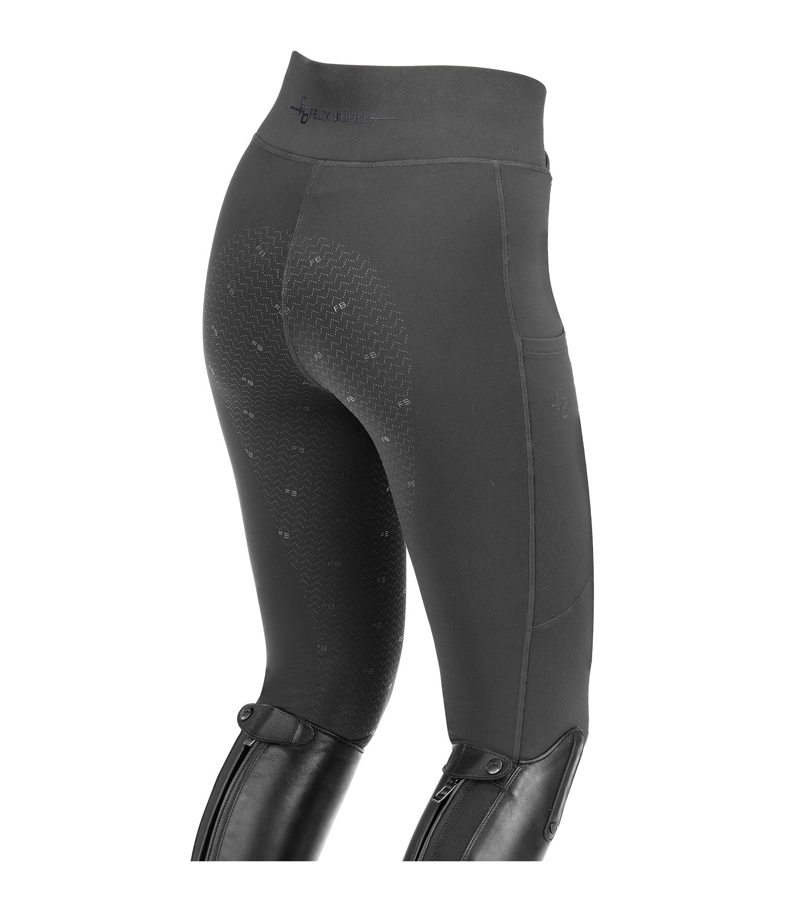 Kinder Full-Grip-Winterreitleggings Lima II