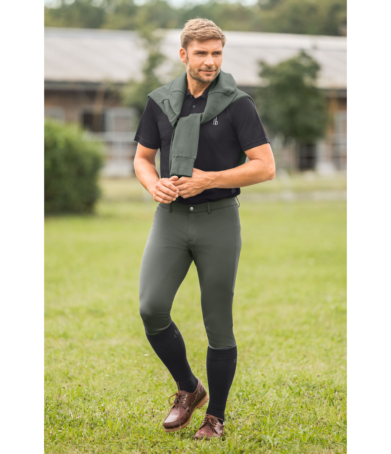 Herren Hybrid Grip-Reithose Matheo