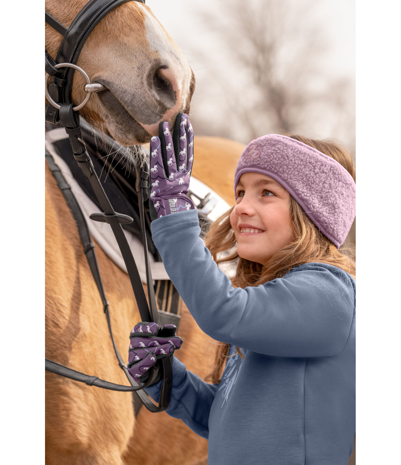 Kinder-Winter-Reithandschuh Reflective