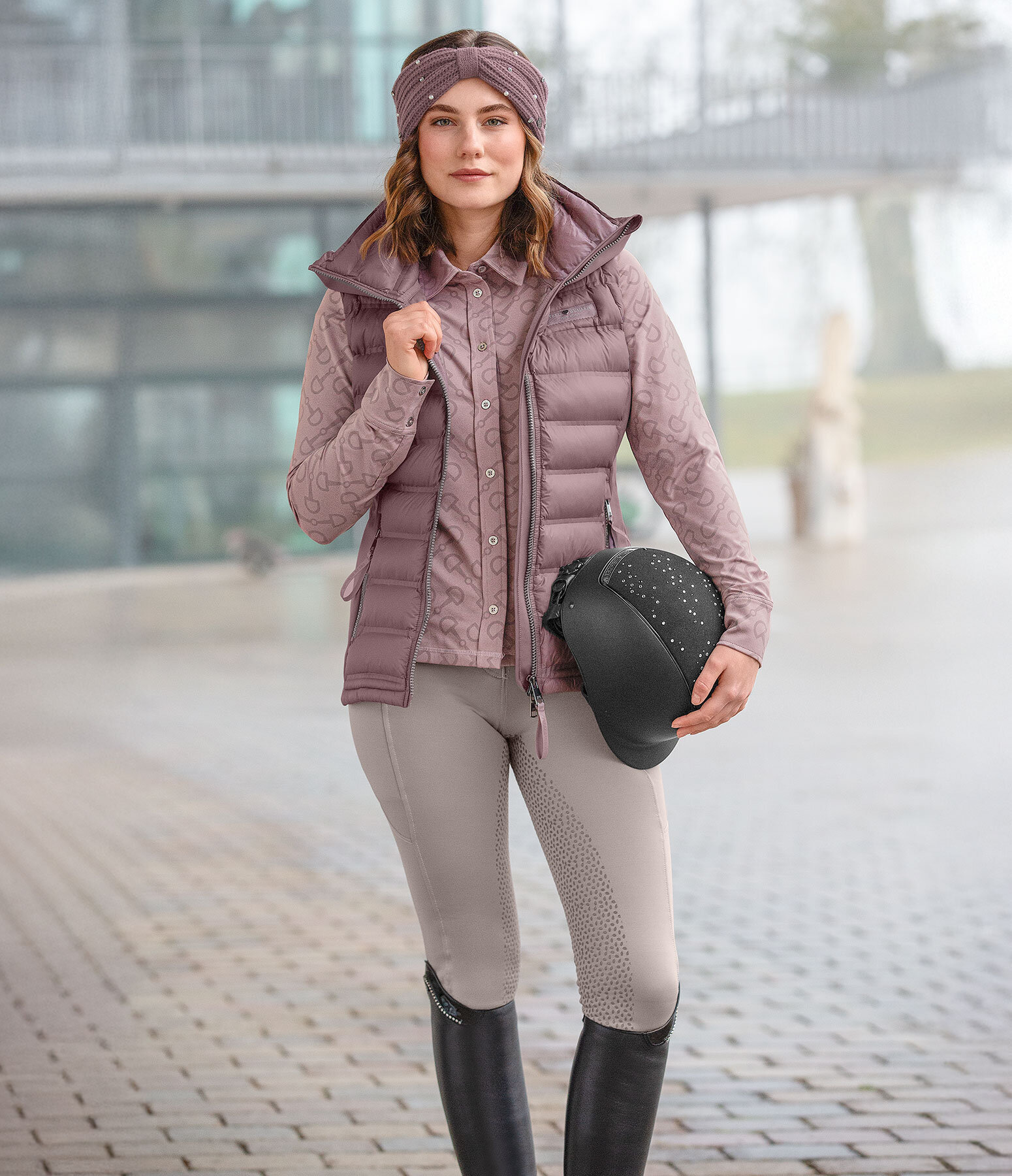 Damen-Outfit Jessy in dusty-rose