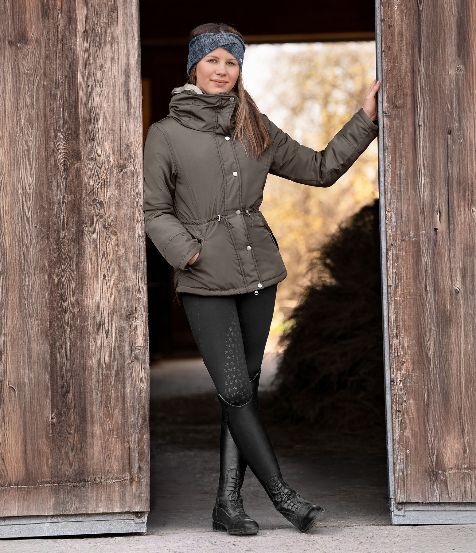 Kinder-Outfit Benja in dark-taupe